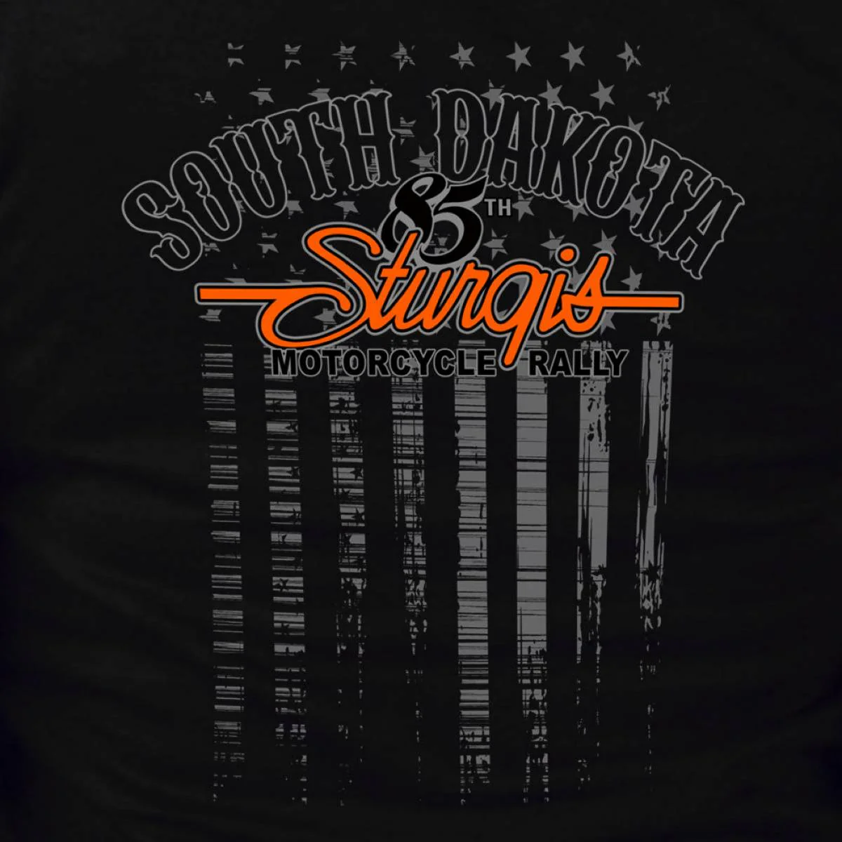 2025 Sturgis Women's Motorcycle Rally Skeleton Hands Black Ladies T-Shirt - Image 4