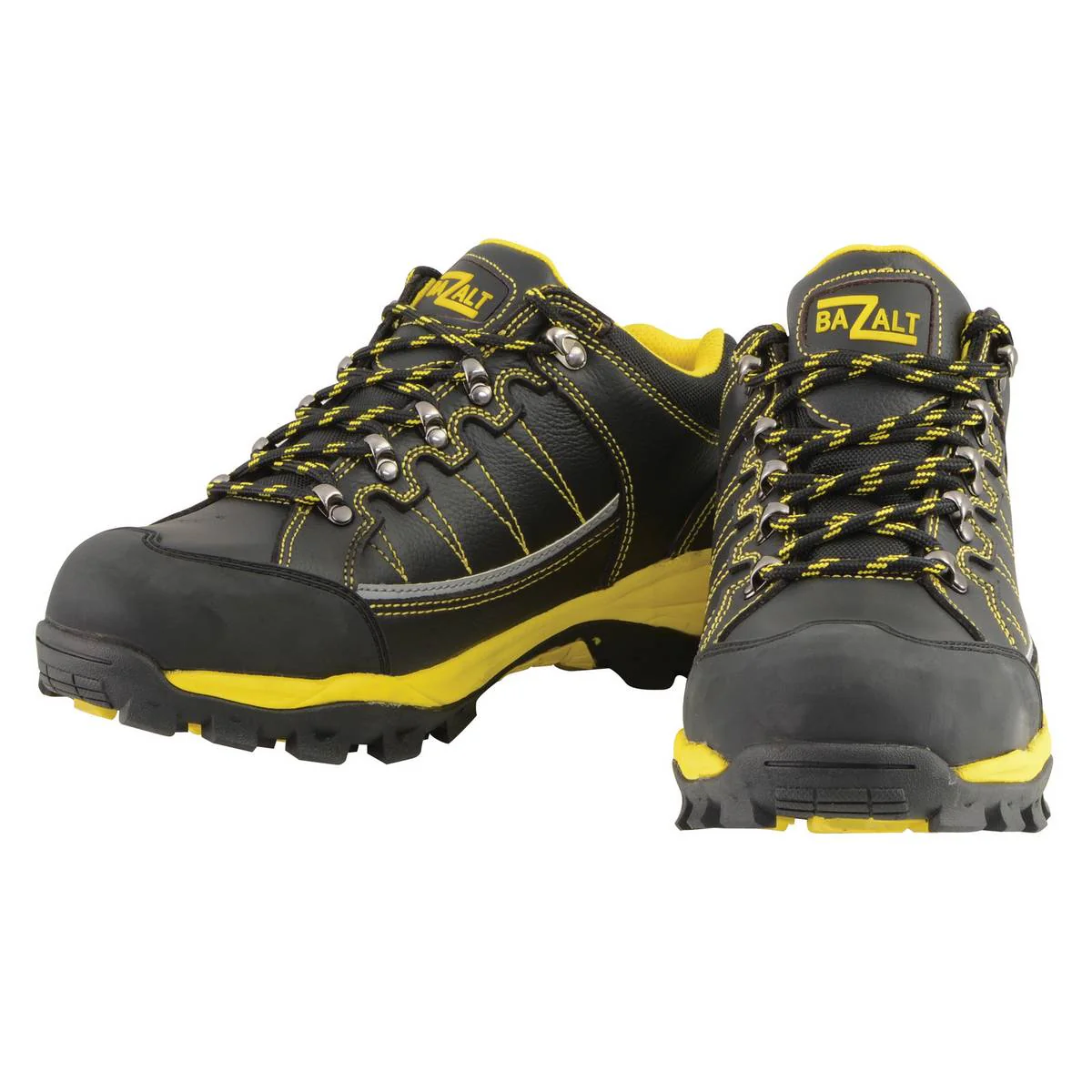 Bazalt MBM9121ST Men’s Black & Yellow Waterproof Frost-Proof Leather Work Shoes with Composite Toe - Image 4