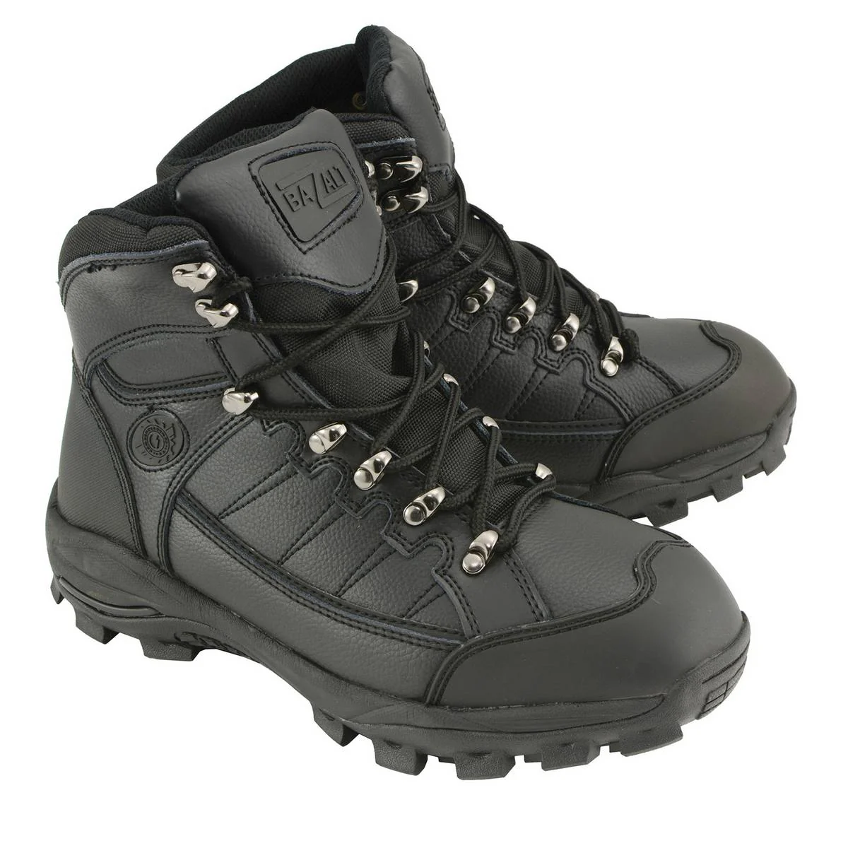 Bazalt MBM9128 Men’s Black Waterproof Frost-Proof Leather Lace-Up Work Boots
