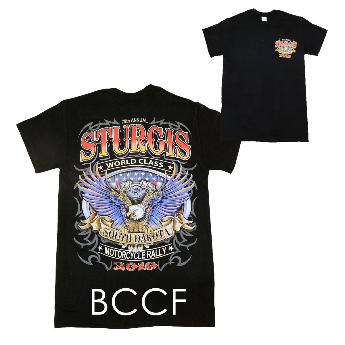 Milwaukee Leather XS16001 Men’s 2019 ‘Sturgis’ Assorted 5 Shirts for $20.00 T-Shirts - Image 6