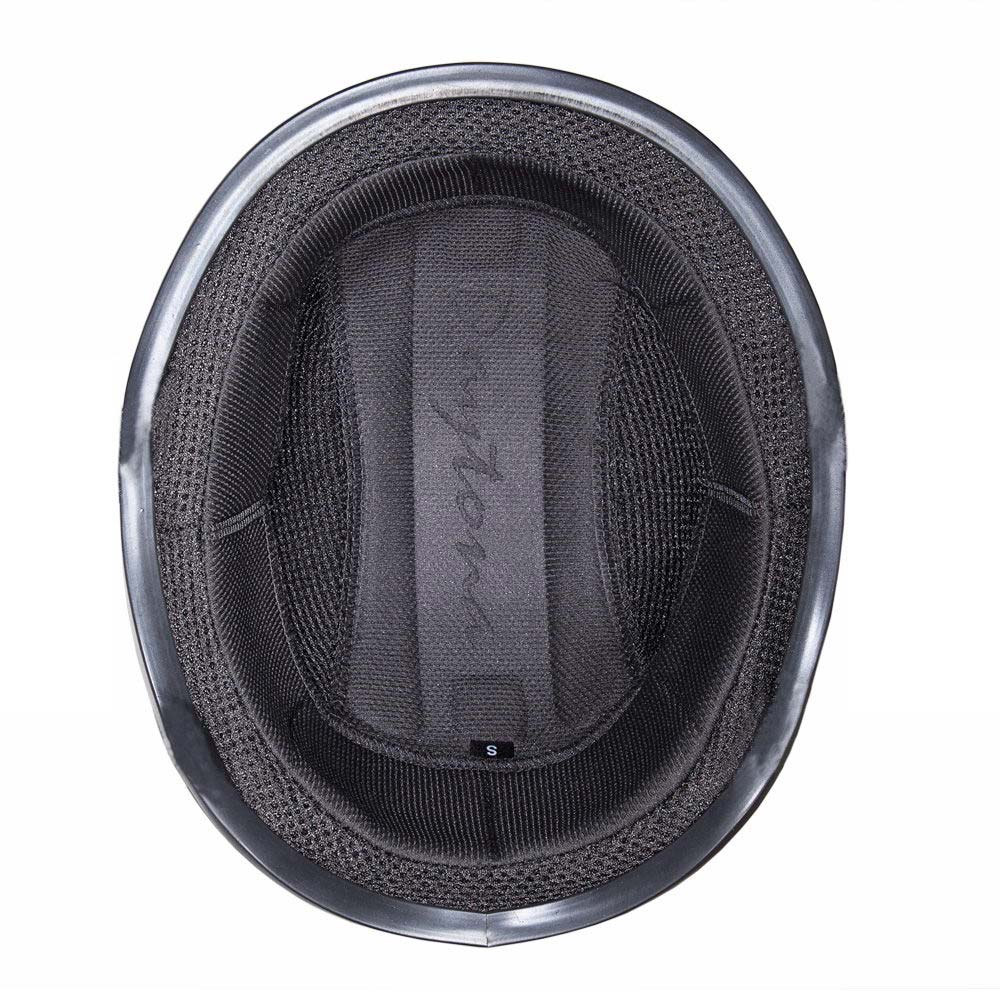 Close Out Daytona Helmets D2-GNS ‘Skull Cap' Grey Carbon Fiber Half Face Helmet without Visor - Image 7