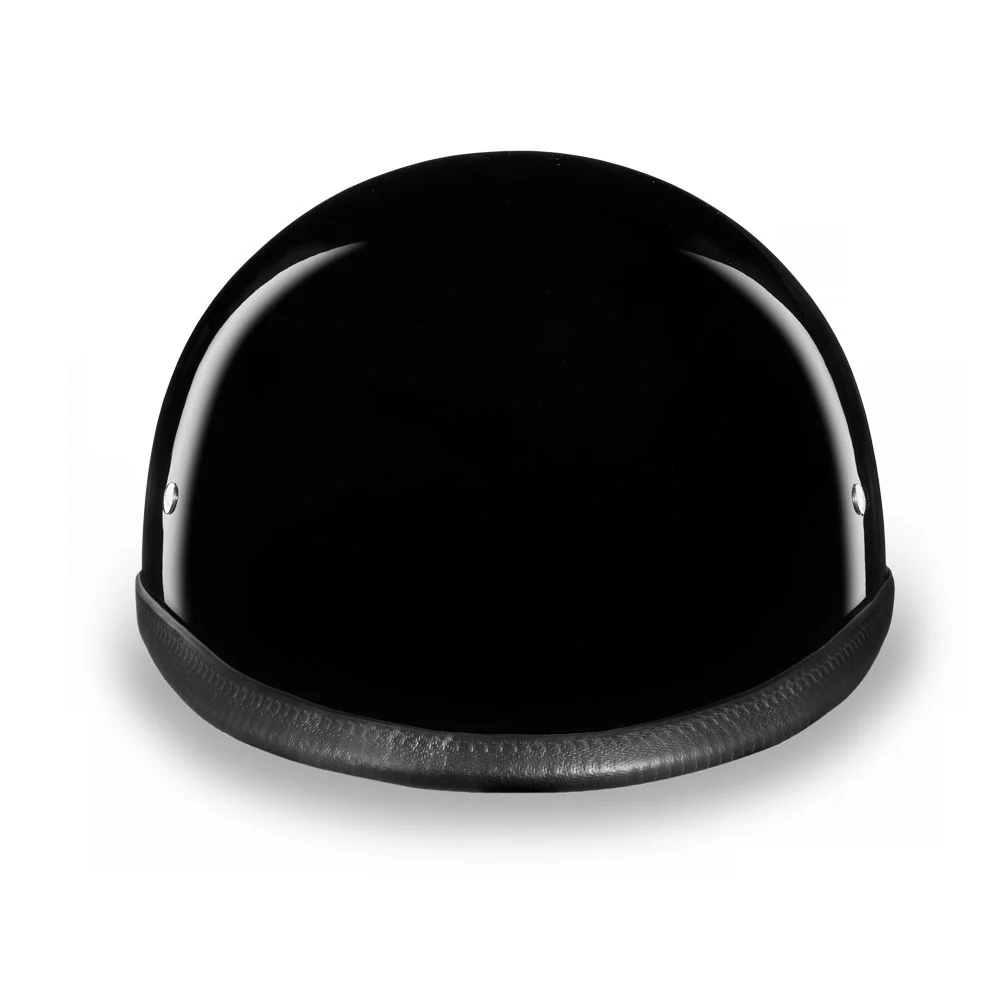 Close Out Clearance Daytona Helmets H1-A ‘Hawk’ Polo Style HI-Gloss Black Half Face Helmet - Image 5