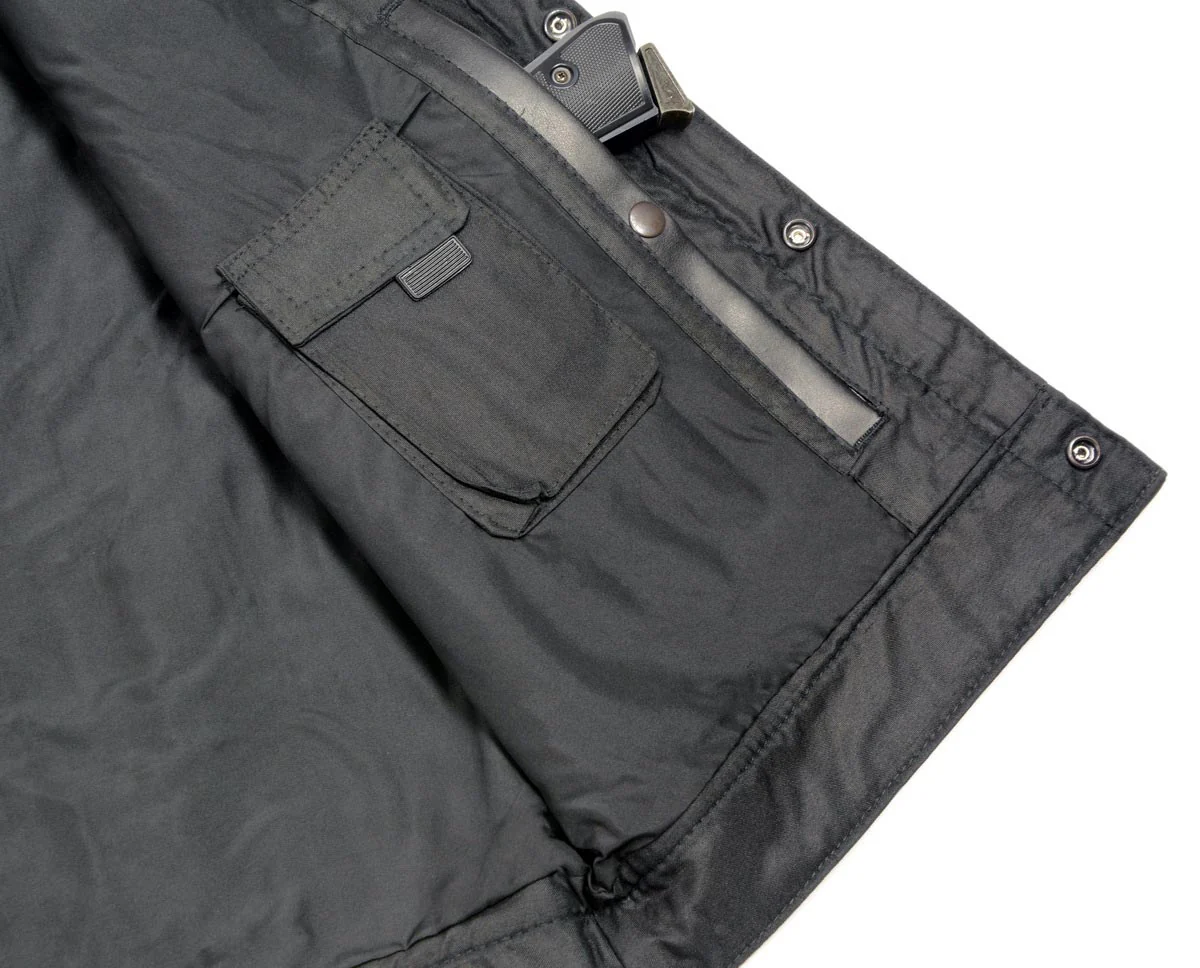 Club Vest CVM3712 Men’s Black Side Lace Leather Vest with Seamless Back Design - Image 5