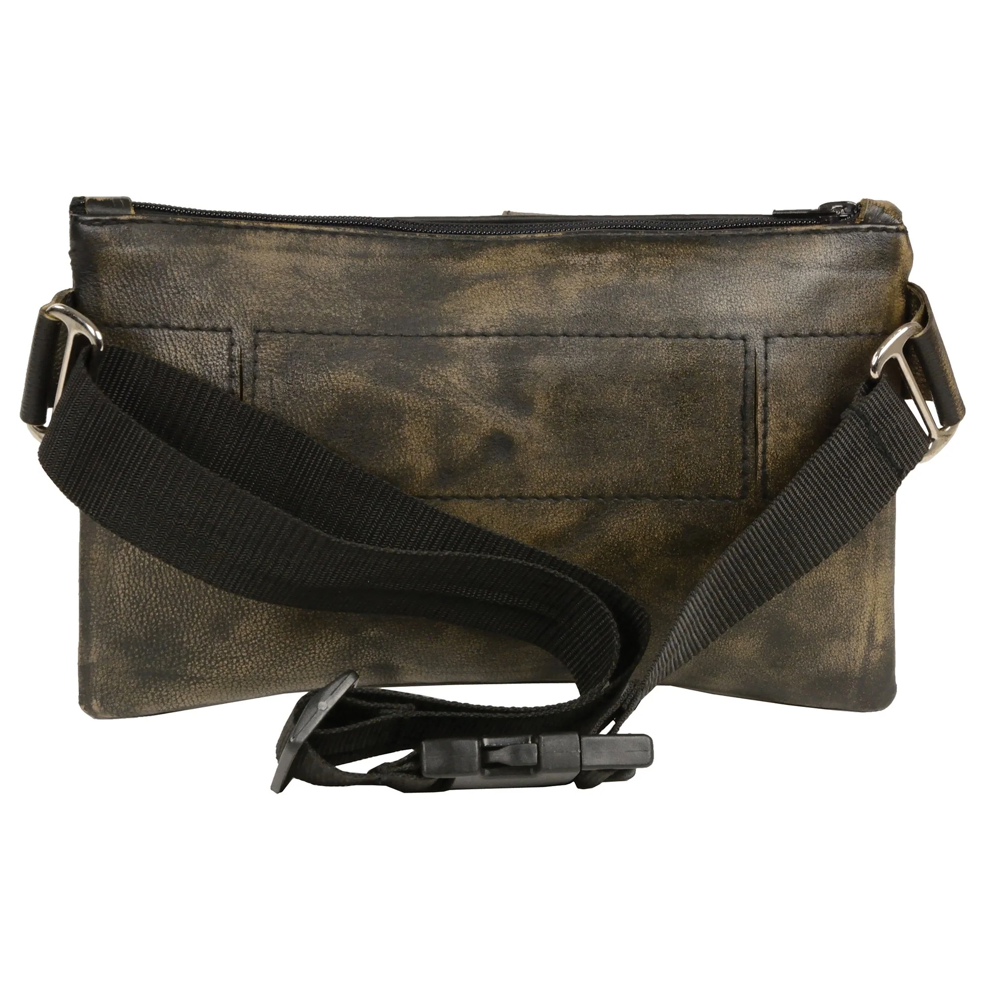 Milwaukee Leather MP8825 Women's Distress Brown Leather Belt Bag - Image 2