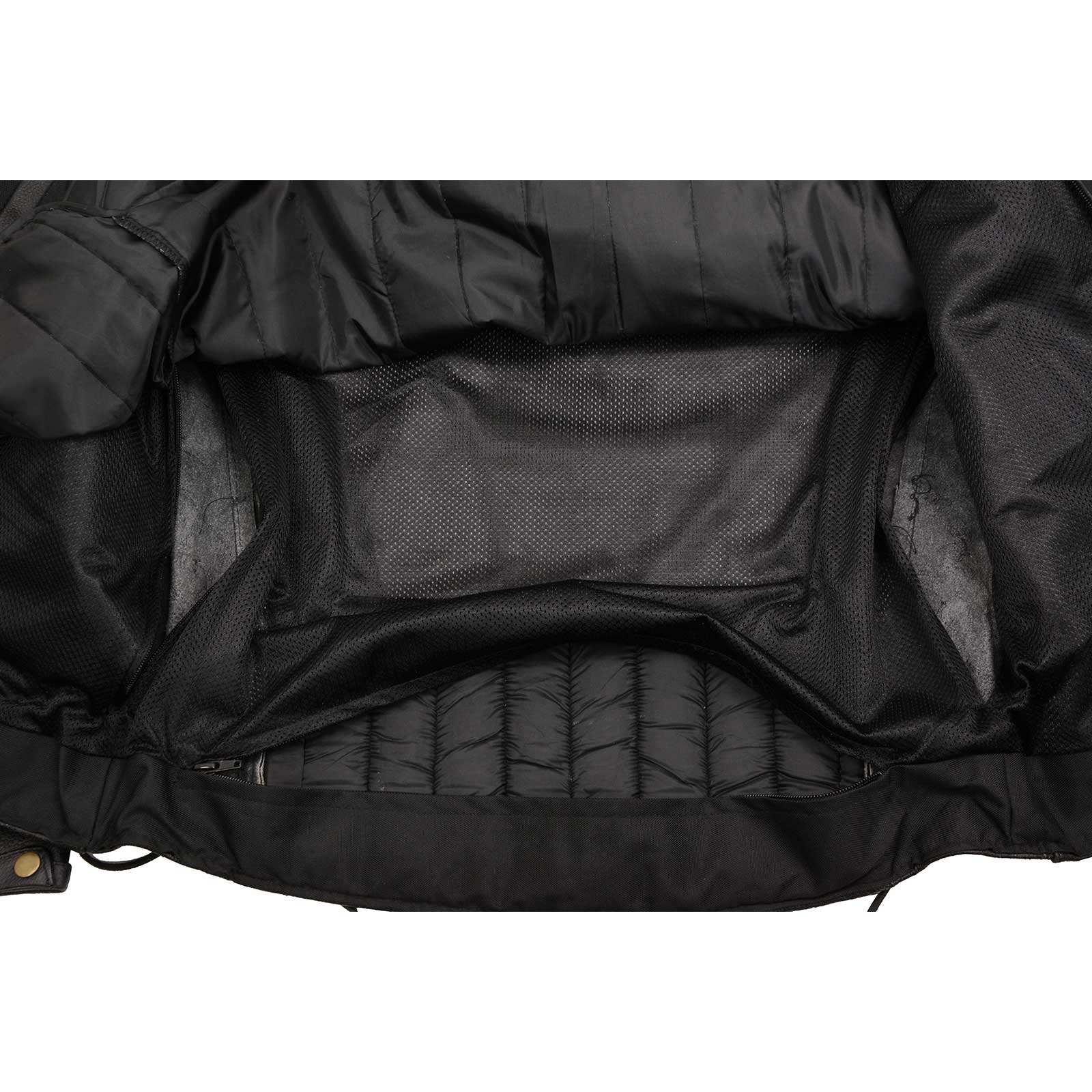 Event Leather EL5410 Men's Black Side Lace Scooter Jacket with Vents - Motorcycle Riding Jackets - Image 7
