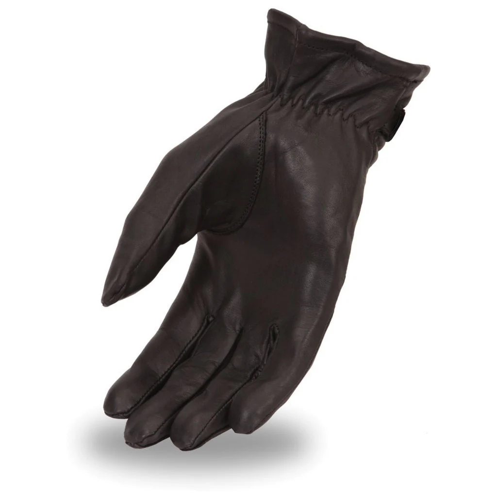 First Manufacturing FI128GL Men’s Motorcycle Leather Patrol Riding Gloves - Image 2