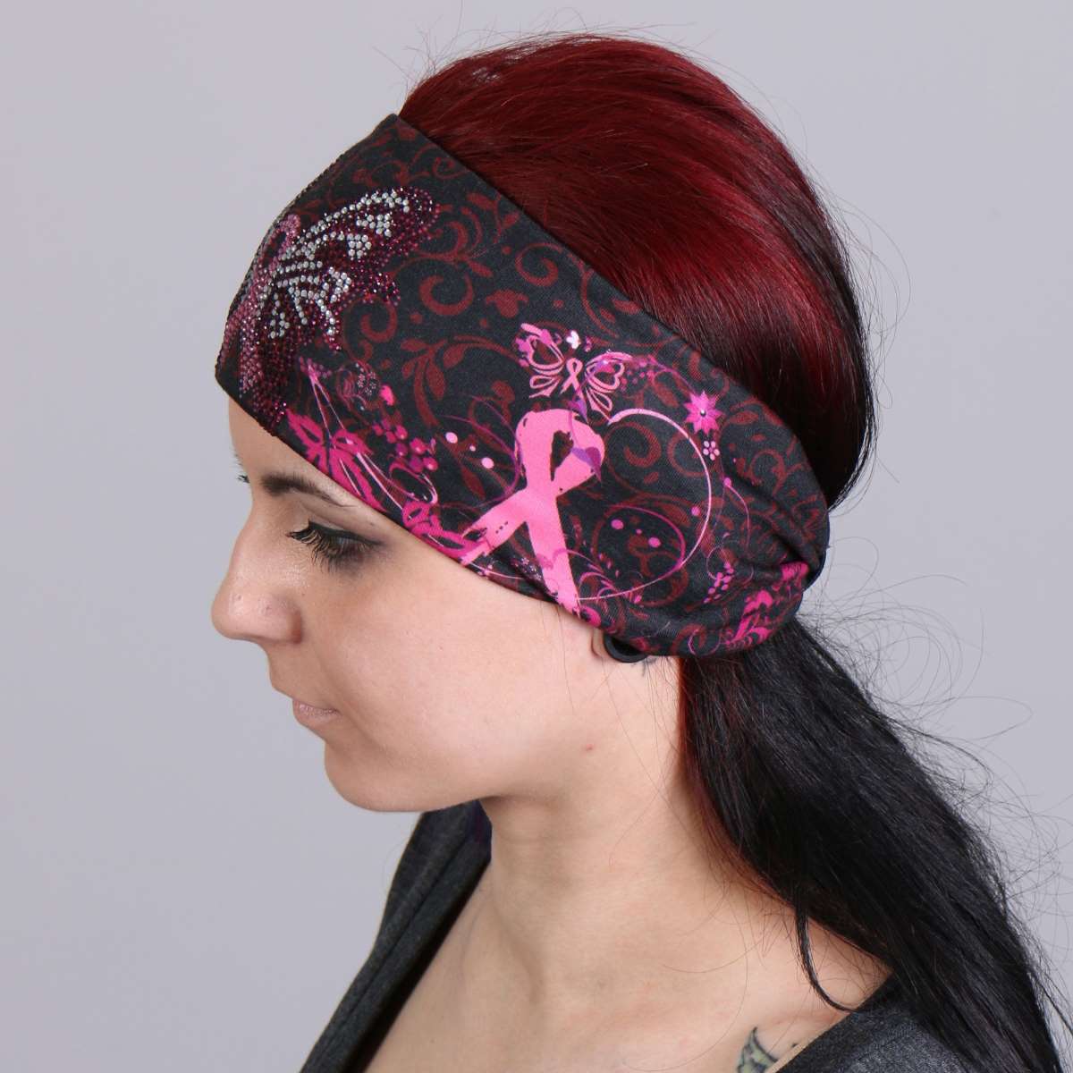 Hot Leathers American Breast Cancer Beaded EZ Band RWD1014 - Image 6