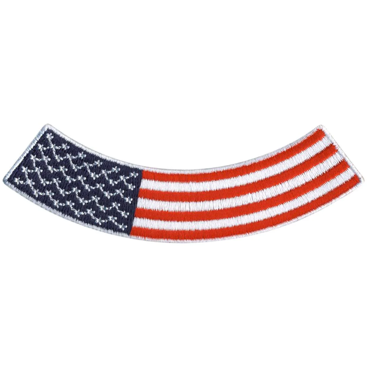 Hot Leathers American Flag 4” X 1” Bottom Rocker Patch PPM5160