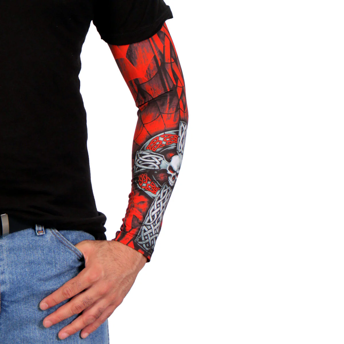 Hot Leathers ARM1003 Celtic Cross Arm Sleeve - Image 4