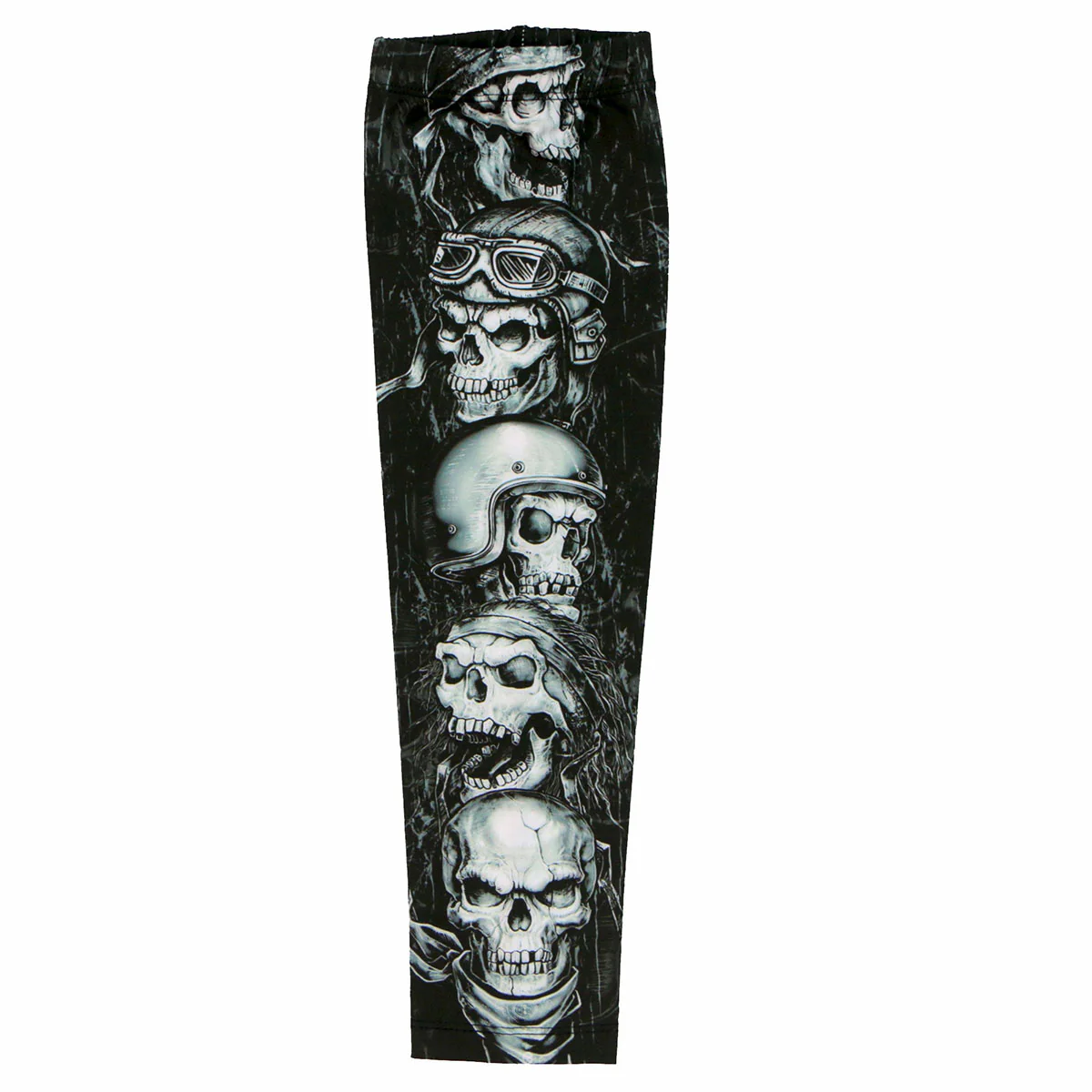 Hot Leathers ARM1004 Five Skulls Arm Sleeve - Image 6