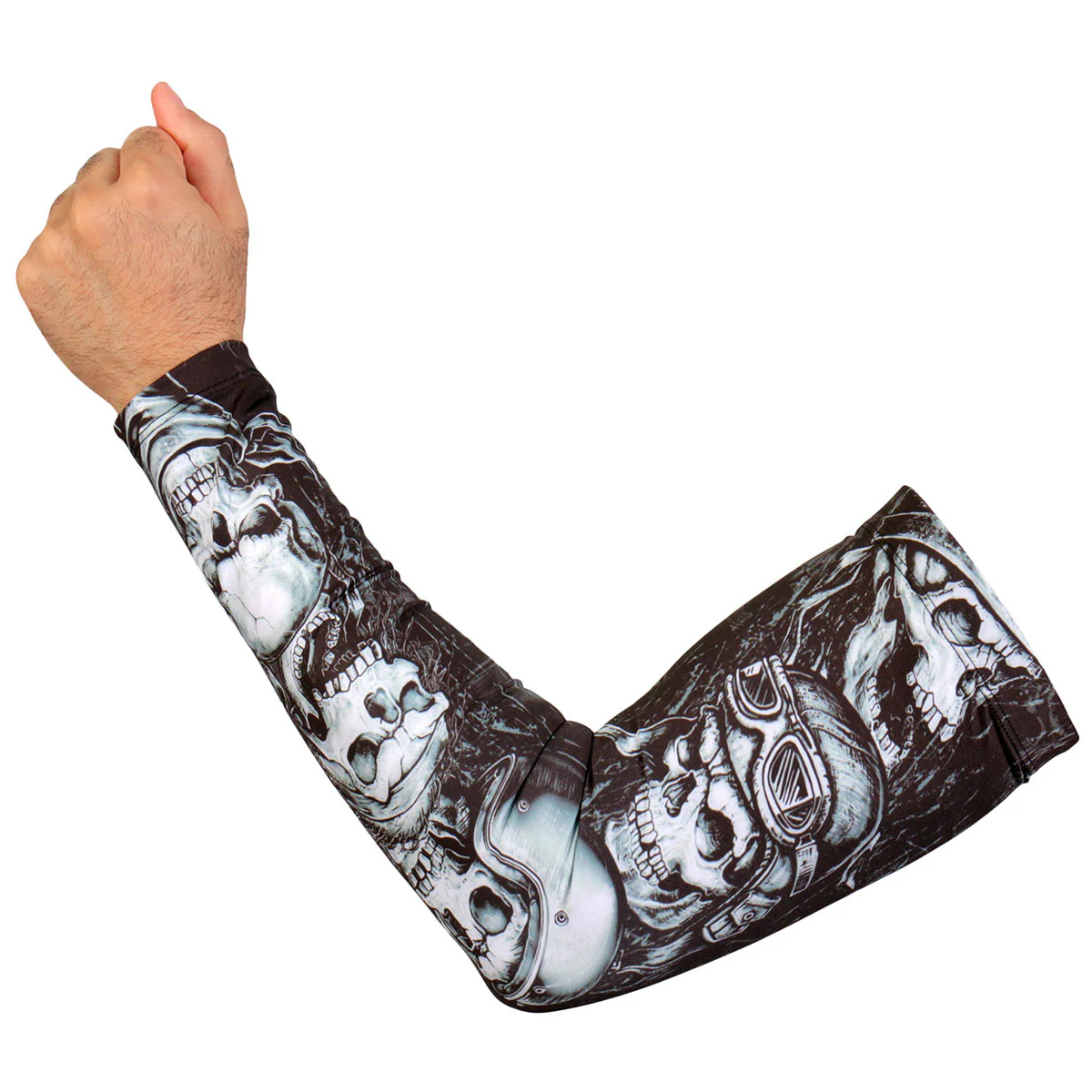 Hot Leathers ARM1004 Five Skulls Arm Sleeve - Image 7