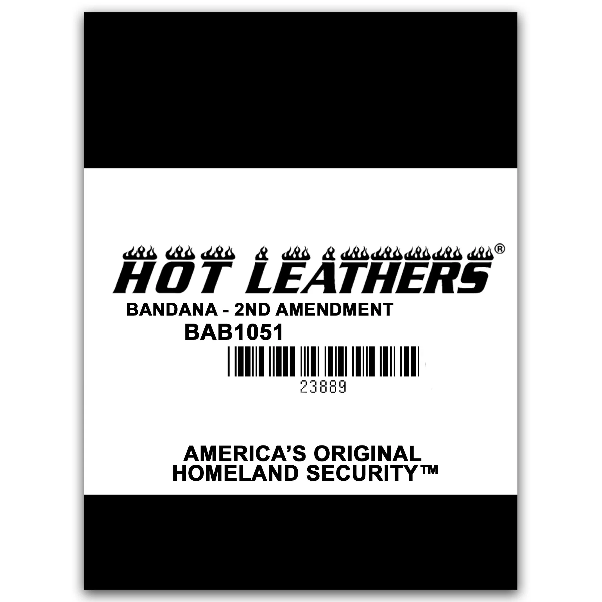 Hot Leathers BAB1051 2nd Amendment America's Original Homeland Security Bandana - Image 4