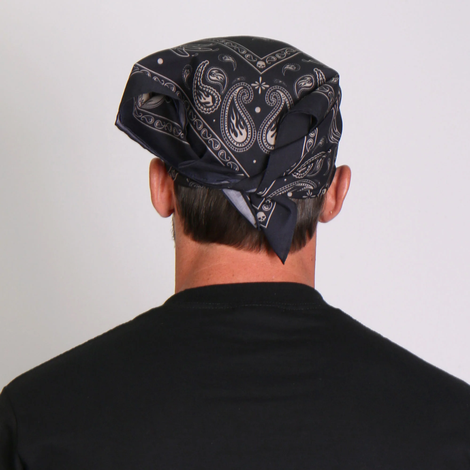 Hot Leathers BAB1060 Flying Eyeball Paisley Bandana - Image 3