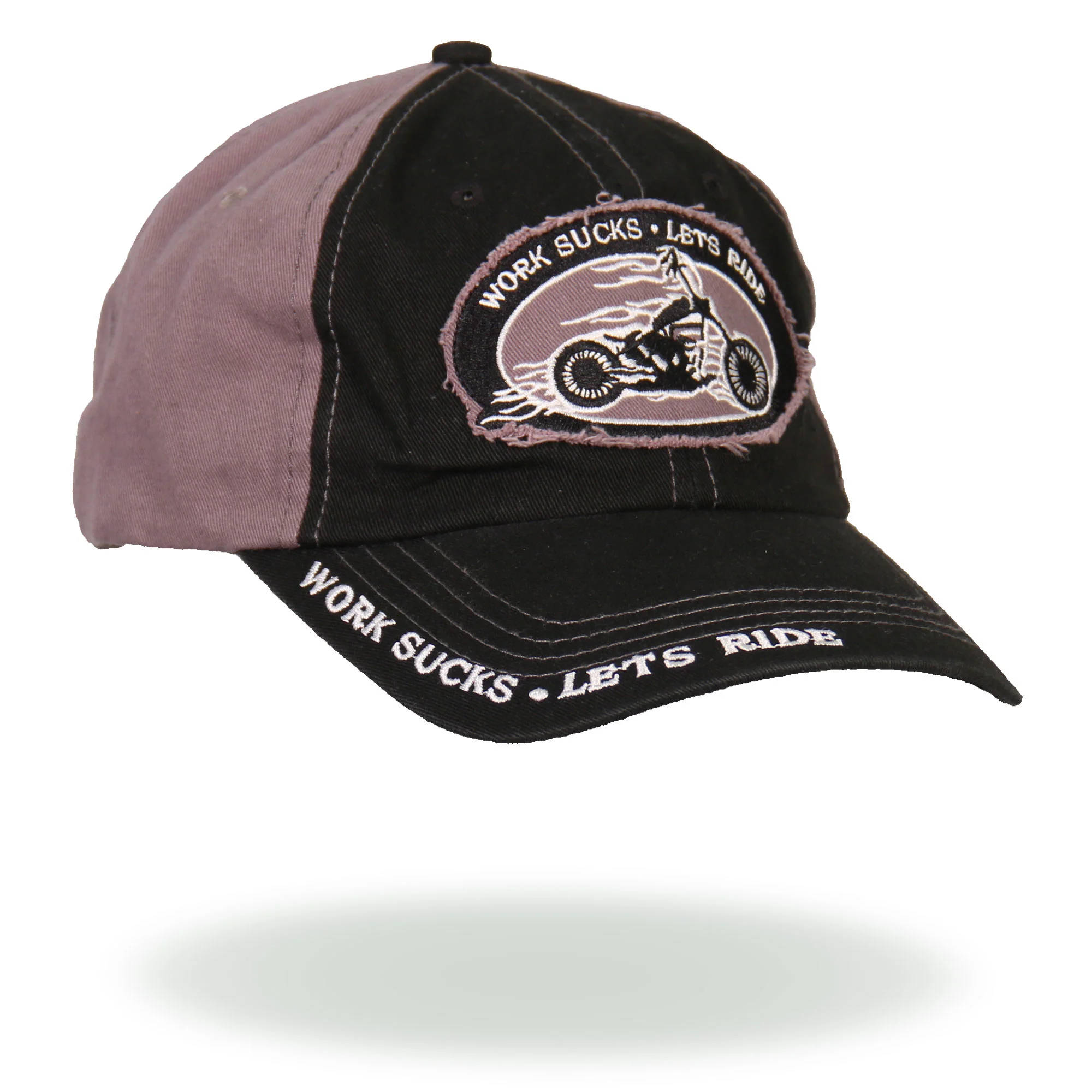 Hot Leathers BCA1010 Work Sucks Motorcycle Ball Cap - Image 4