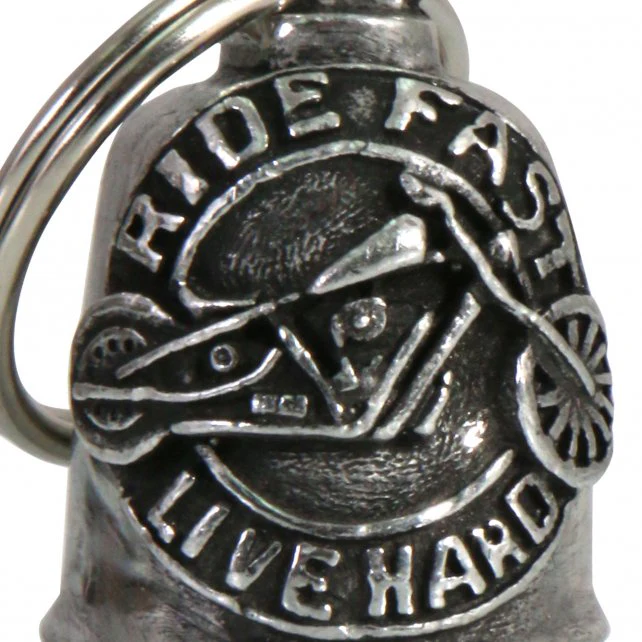Hot Leathers BEA3013 Ride Fast Live Hard Guardian Bell - Image 4