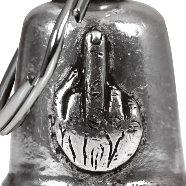 Hot Leathers BEA3029 Motorcycle Middle Finger Guardian Bell - Image 2
