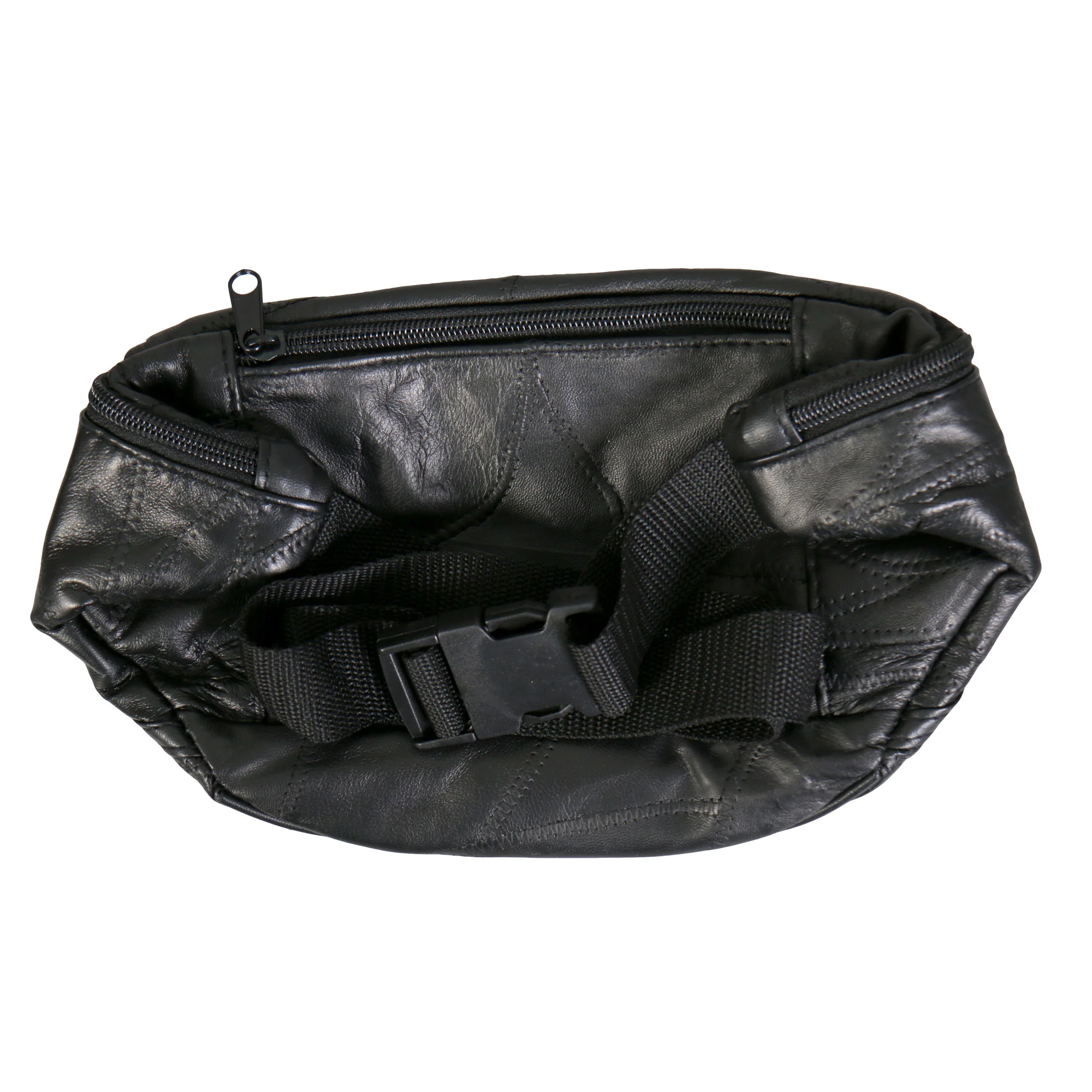 Hot Leathers BGA1008 Patchwork Leather Belly Bag - Image 2