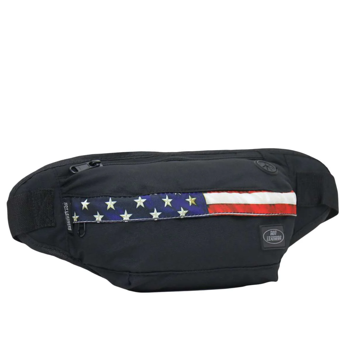 Hot Leathers BGA1011 Flag Strip Leather Belly Bag BGA1011 - Image 3