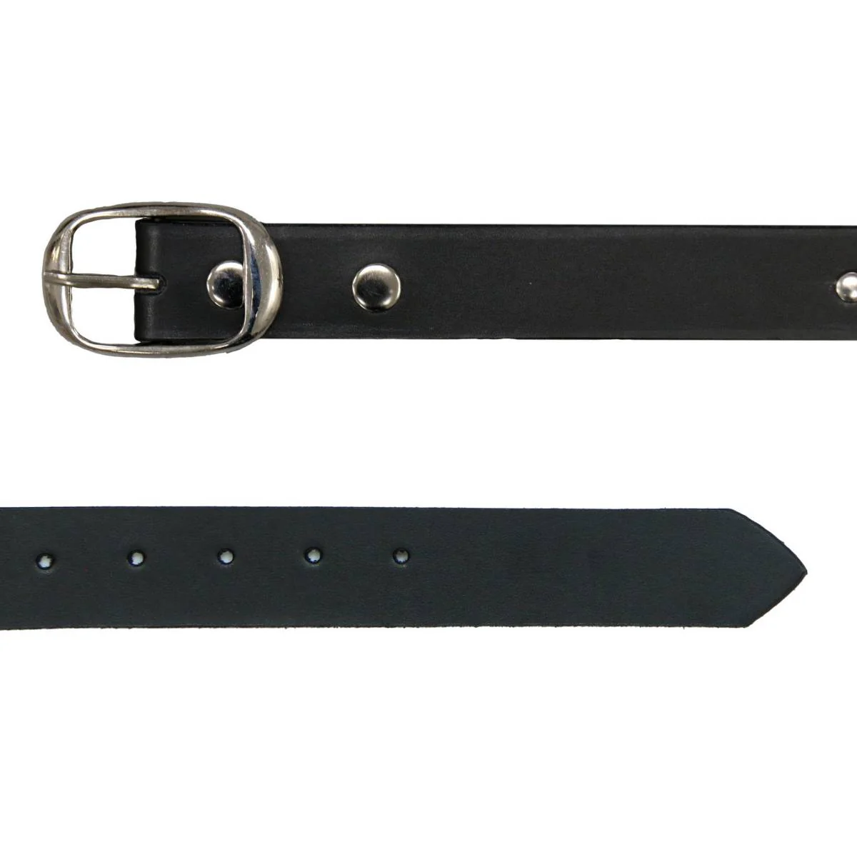 Hot Leathers BLA1132 Men's Don't Thread On Me Black Leather Belt w/ Interchangeable Buckle - 1.5 inches Wide - Image 6
