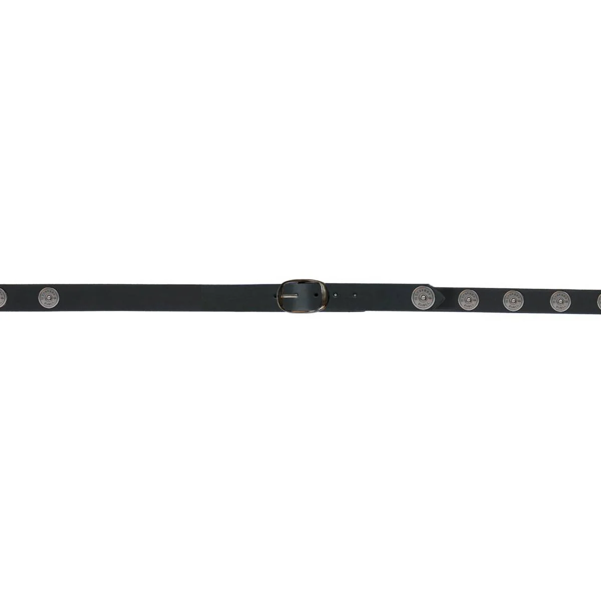 Hot Leathers BLA1135 Men's Don't Thread On Me Black Leather Belt w/ Interchangeable Buckle - 1.5 inches Wide - Image 4