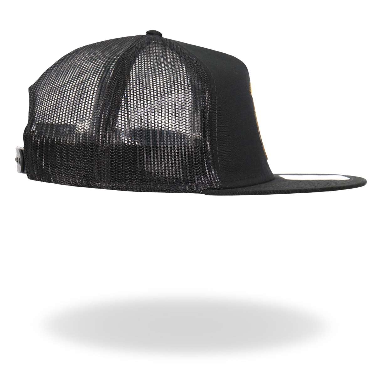 Hot Leathers Black and Yellow F Bomb Snapback Hat GSH2032 - Image 5