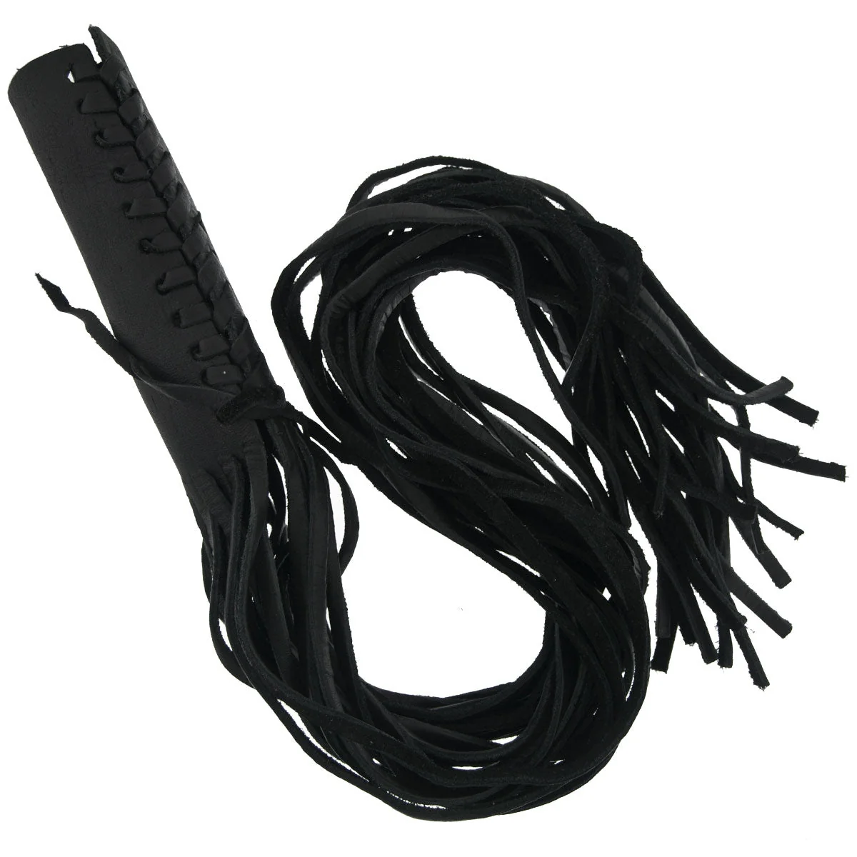 Hot Leathers Black Throttle Cover with 20" Fringe TCB1002