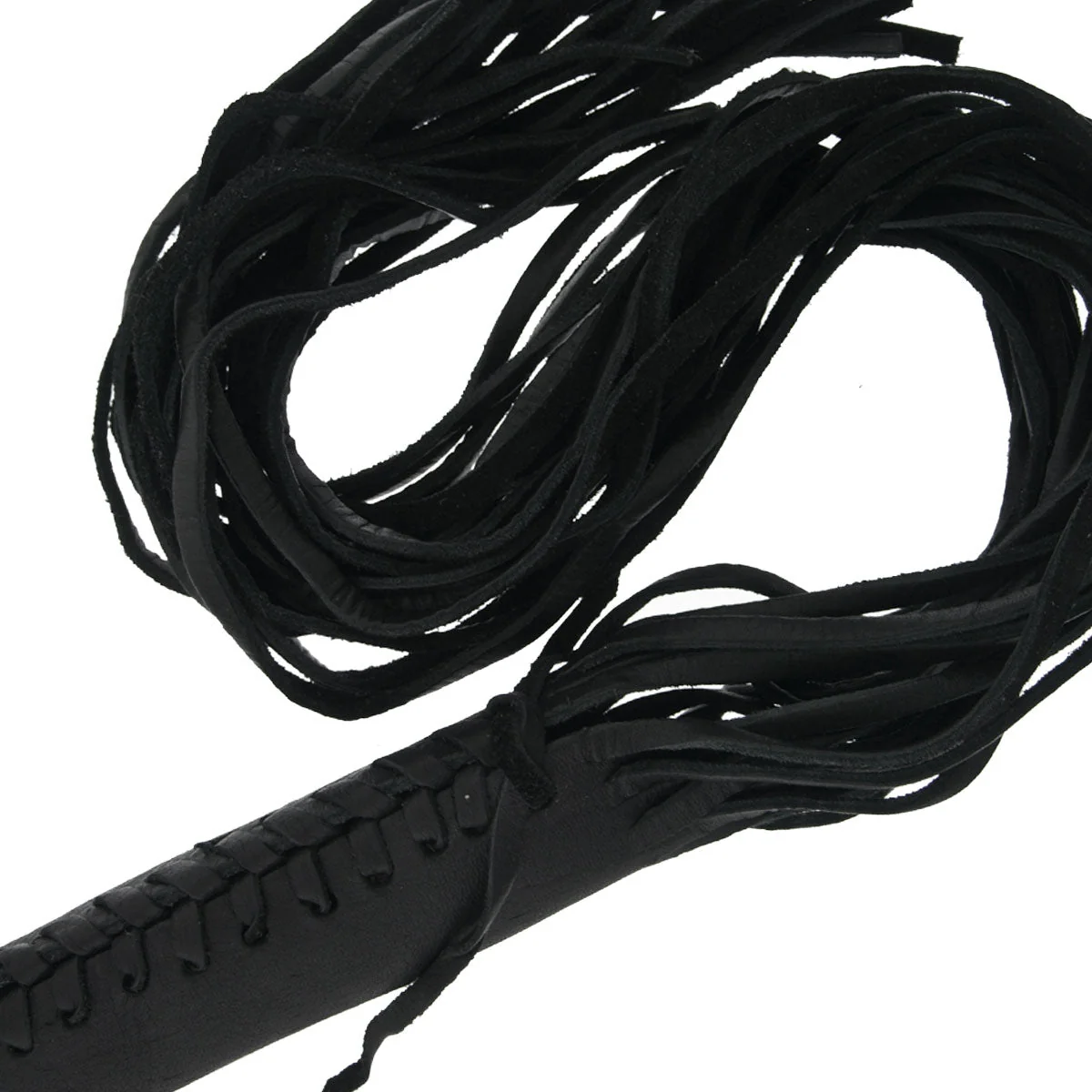 Hot Leathers Black Throttle Cover with 20" Fringe TCB1002 - Image 2