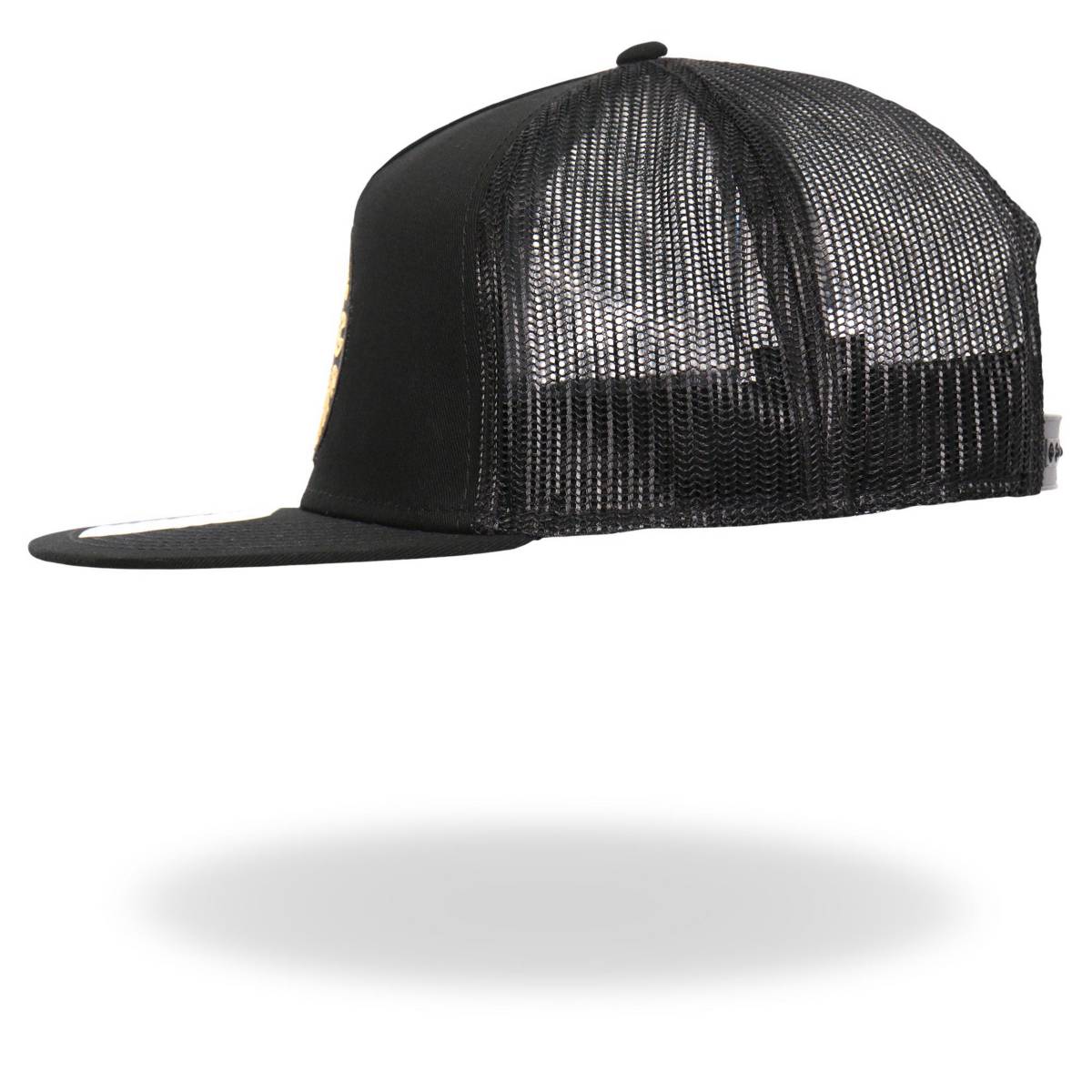 Hot Leathers Black Yellow And White Mechanic Can't Fix Stupid Snapback Hat GSH2036 - Image 2
