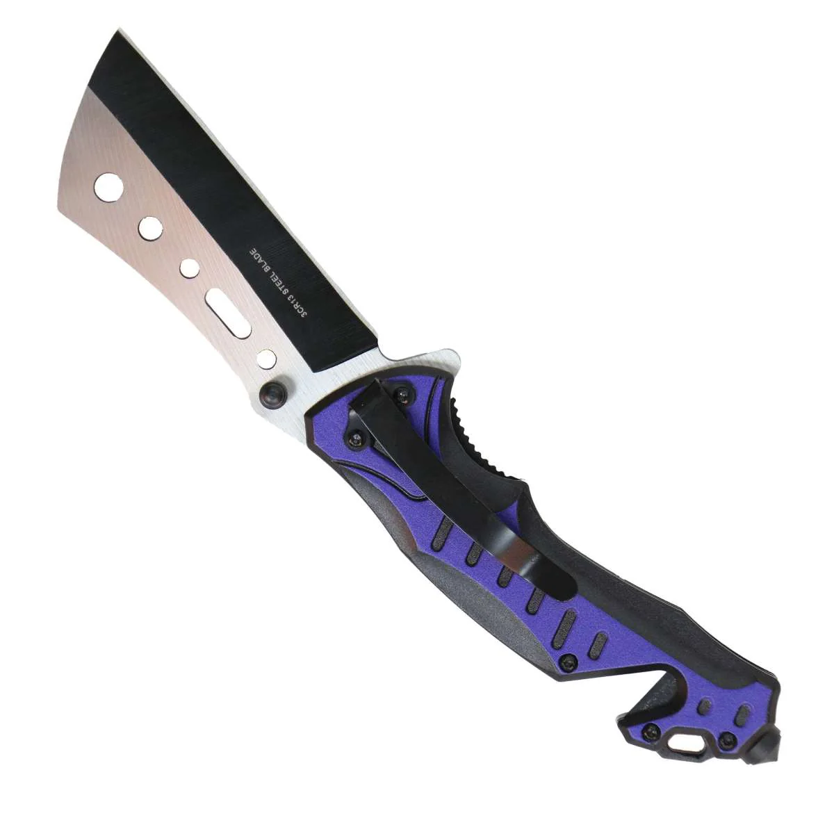 Hot Leathers Blue Tactical Knife KNA1143 - Image 3