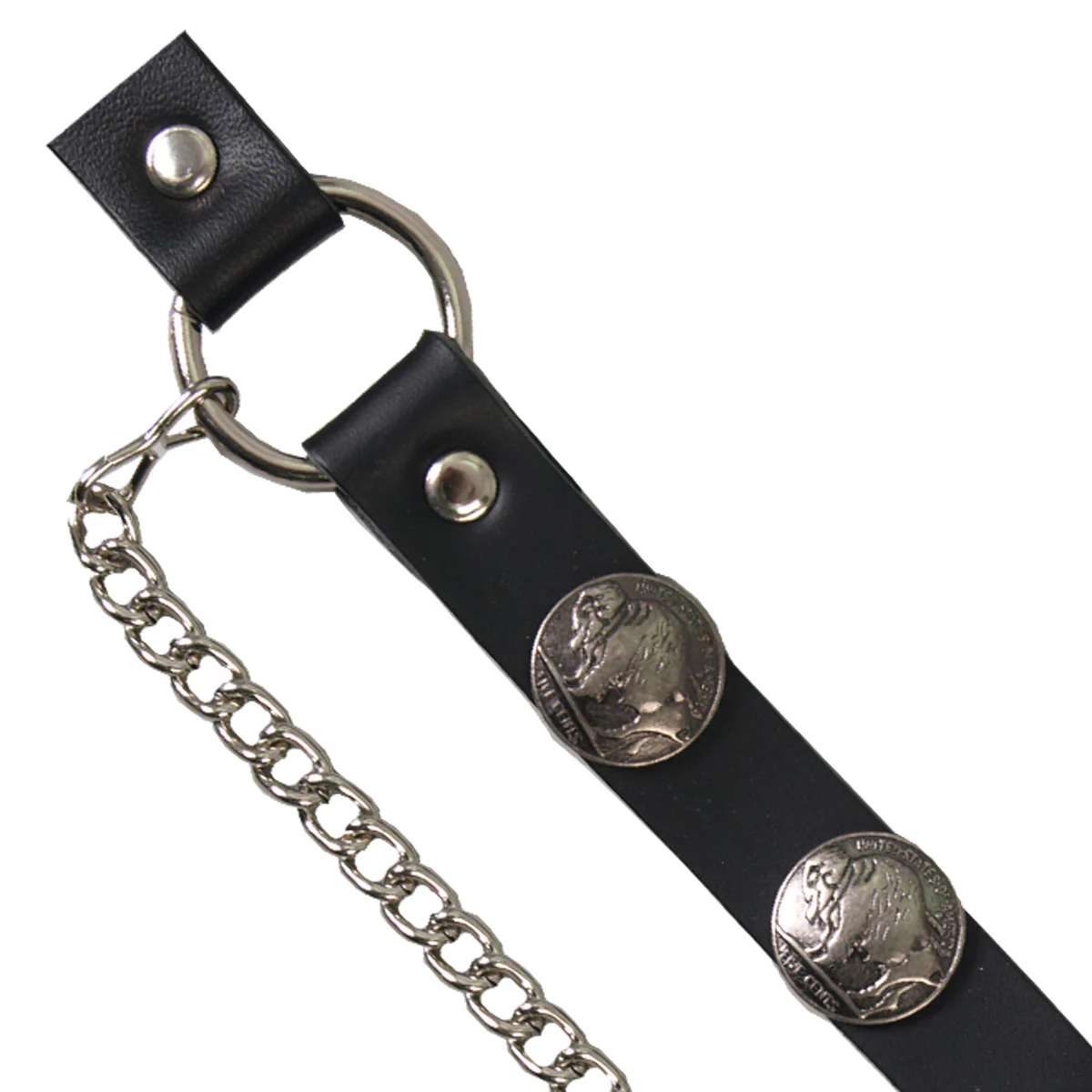 Hot Leathers BNL1006 Buffalo Nickel Boot Chain - Image 2