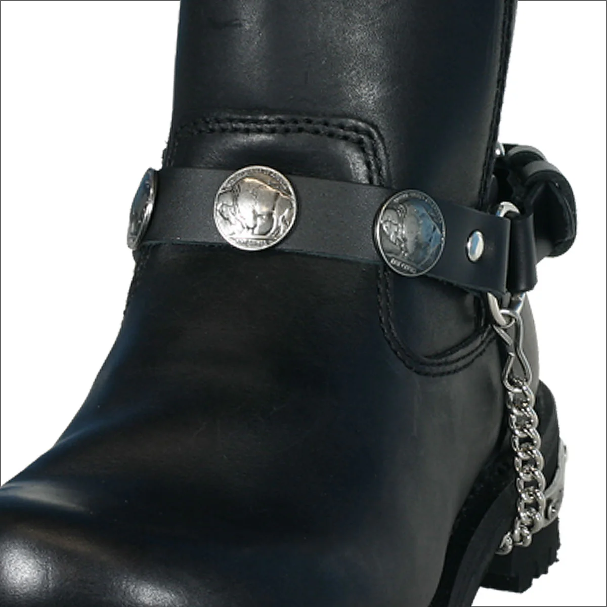Hot Leathers BNL1006 Buffalo Nickel Boot Chain - Image 3