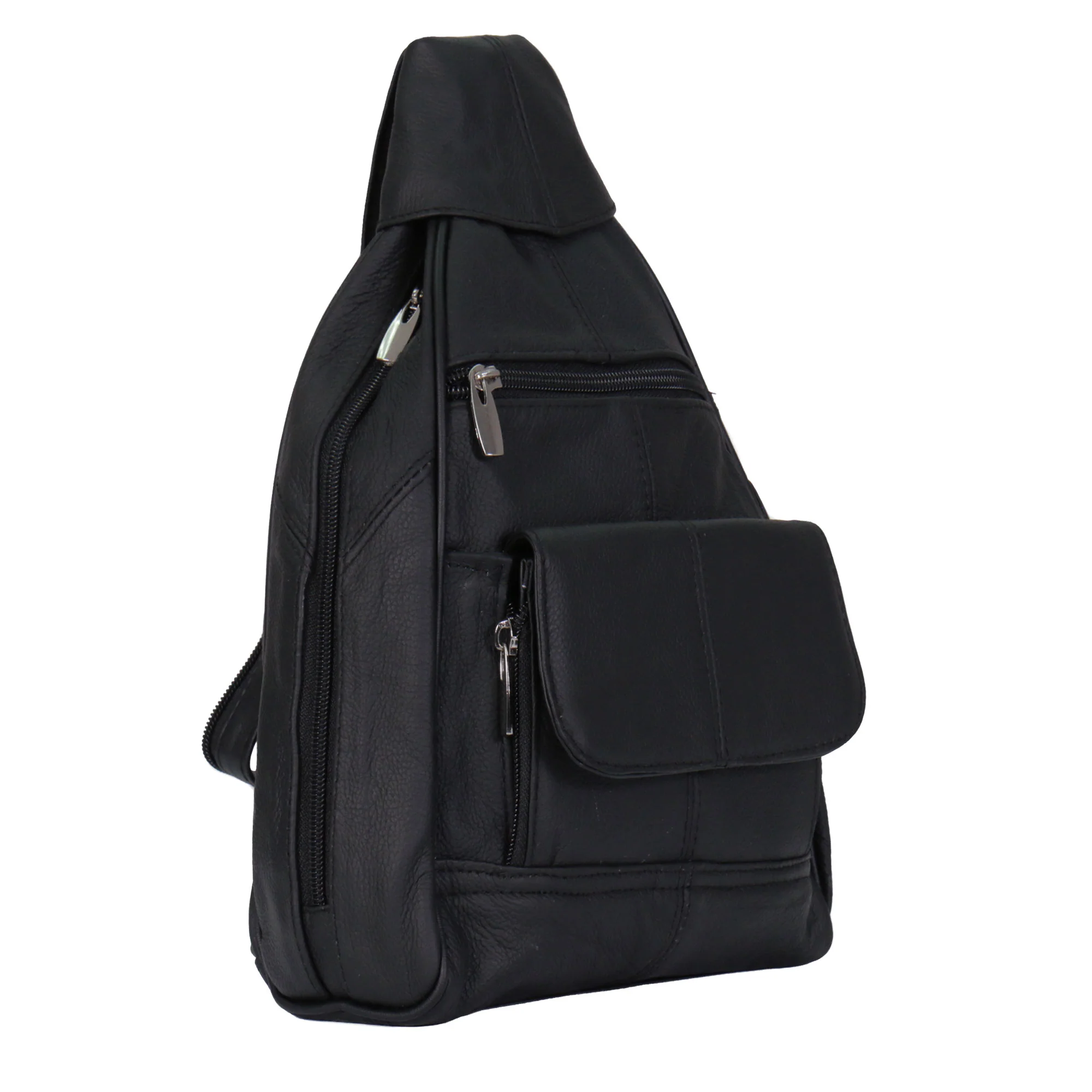 Hot Leathers BPA1005 Black Leather Backpack - Image 7