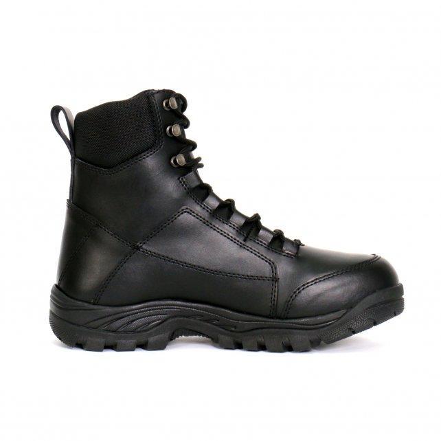 Hot Leathers BTM1010 Men's Black Leather Swat Style Lace Up Boots - Image 2