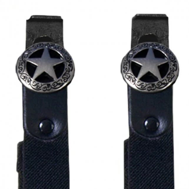 Hot Leathers BUA2001 Western Star Motorcycle Riding Pant Clips - Image 2