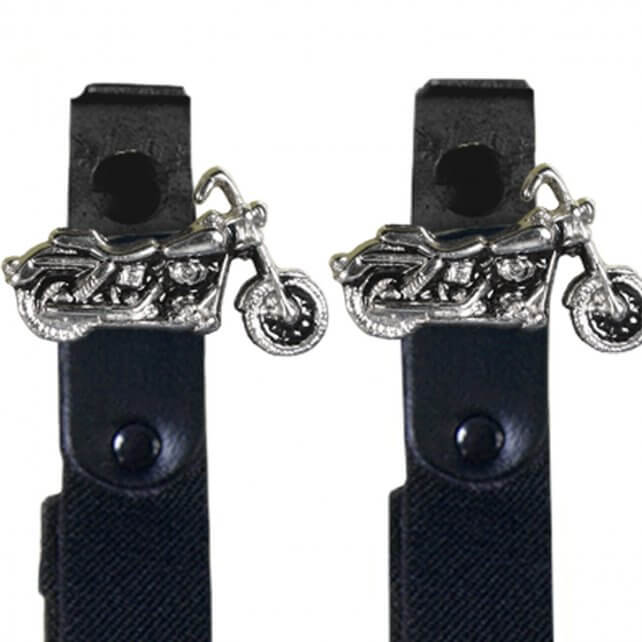 Hot Leathers BUA2014 Motorcycle Riding Pant Clips - Image 2