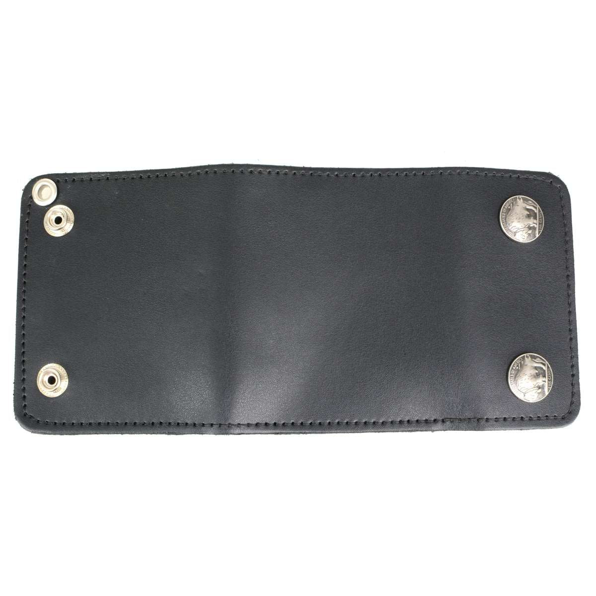 Hot Leathers Buffalo Nickel Bi-Fold Wallet WLA1001 - Image 3