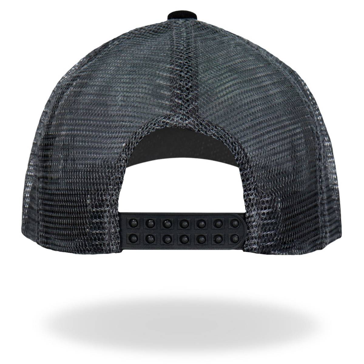 Hot Leathers Charcoal and Black EKG Piston Snapback Hat GSH2031 - Image 3