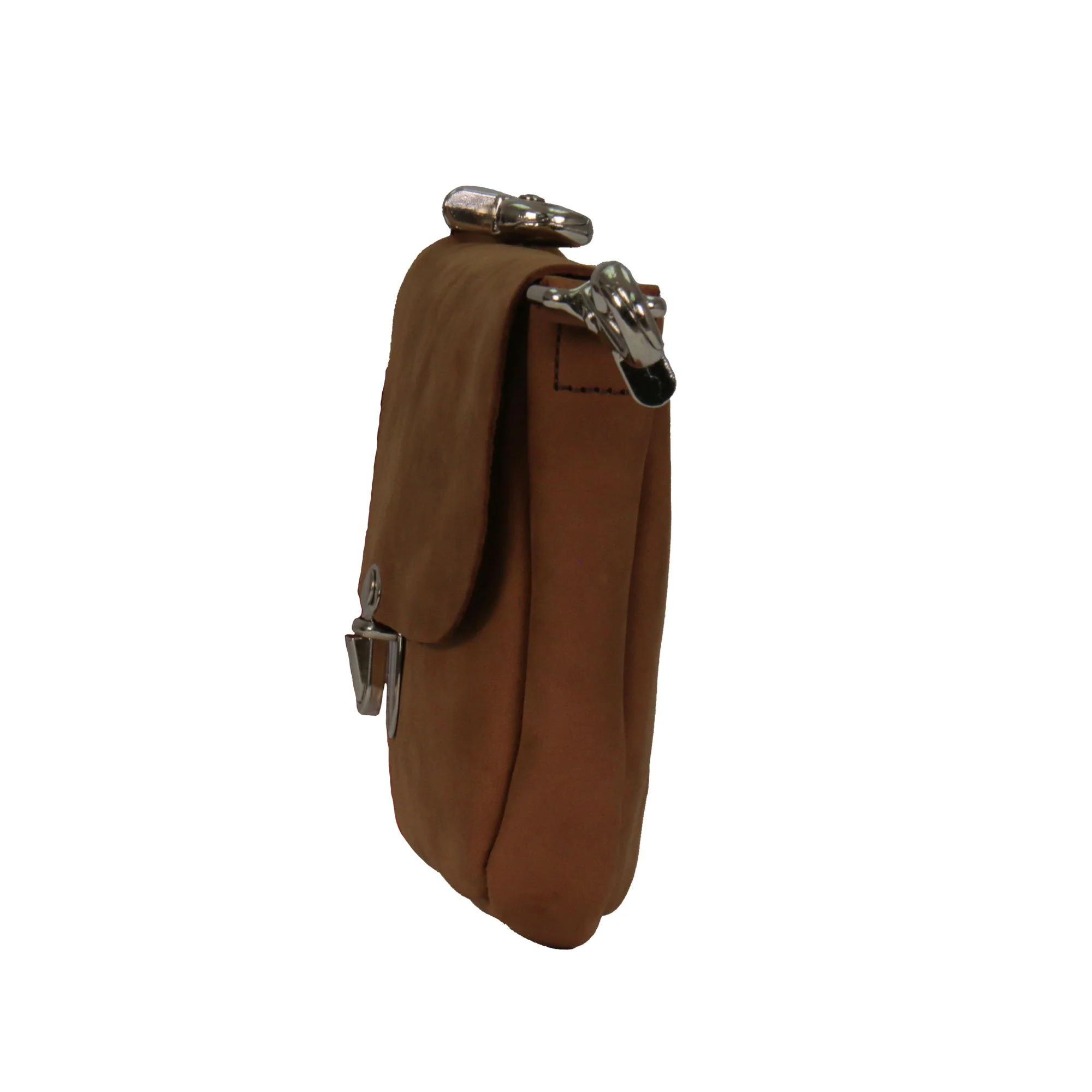 Hot Leathers CPL5002 Distressed Brown Leather Ladies Clip Pouch - Image 5