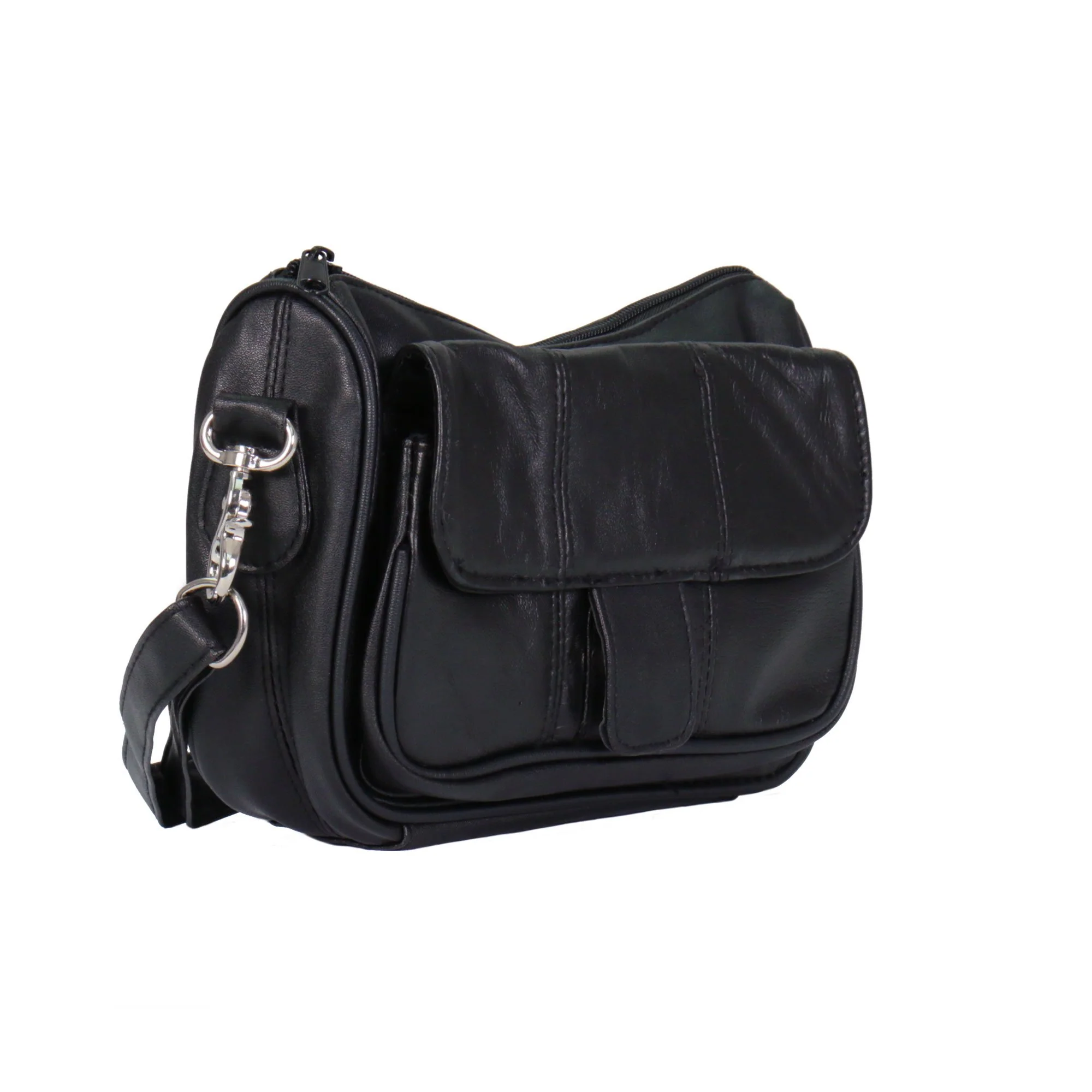 Hot Leathers CPL5006 Black Ladies Four Pocket Clip Pouch - Image 7