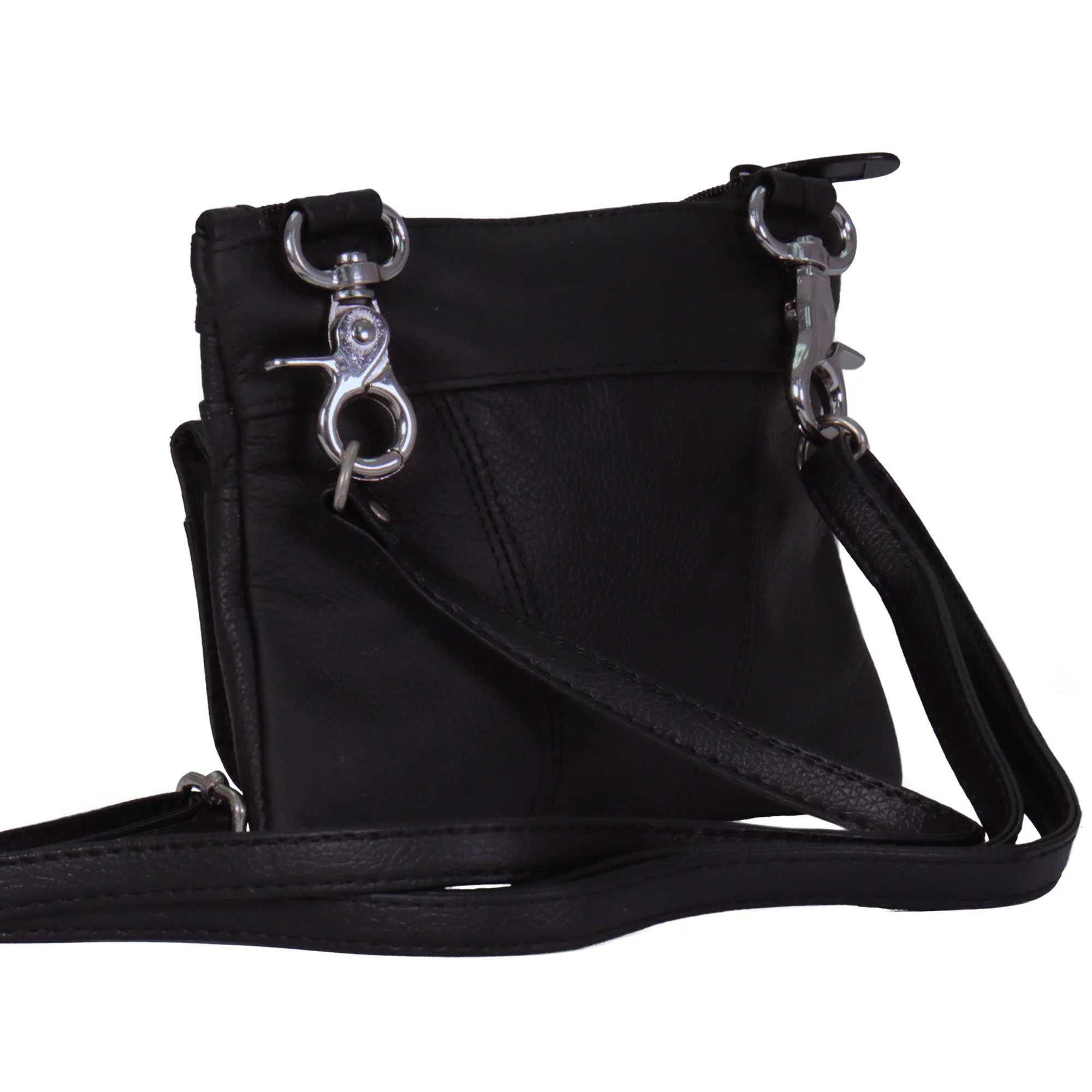 Hot Leathers CPL5011 Black Ladies Clip Pouch with Cell Pocket - Image 3