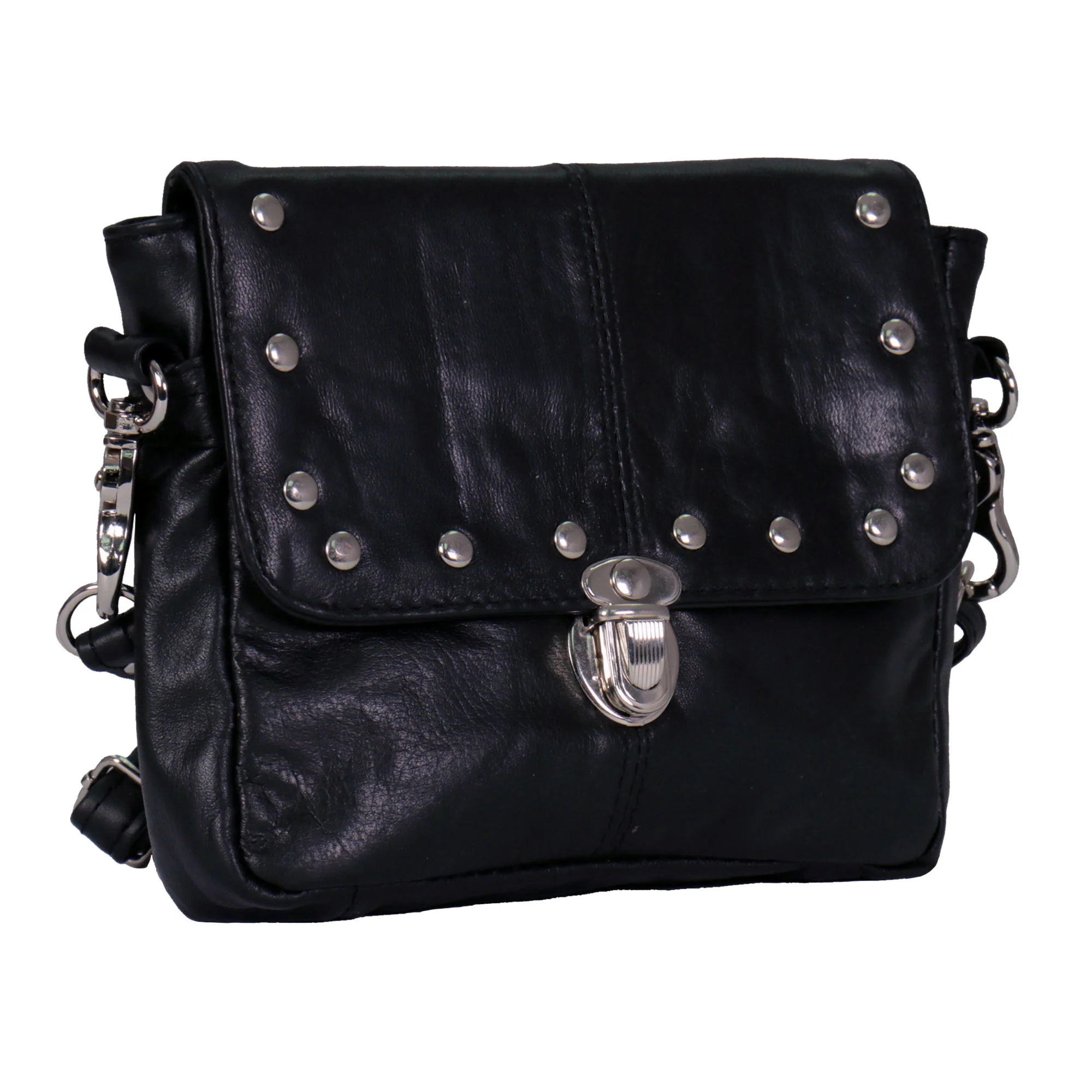 Hot Leathers CPS1010 Leather Clip Pouch with Studs - Image 7