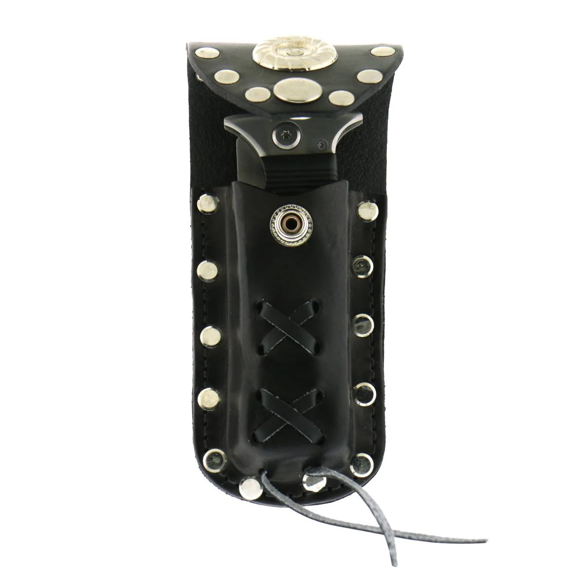 Hot Leathers CSF1001 Leather Knife Case with Rivets and Snap Closure - Image 6