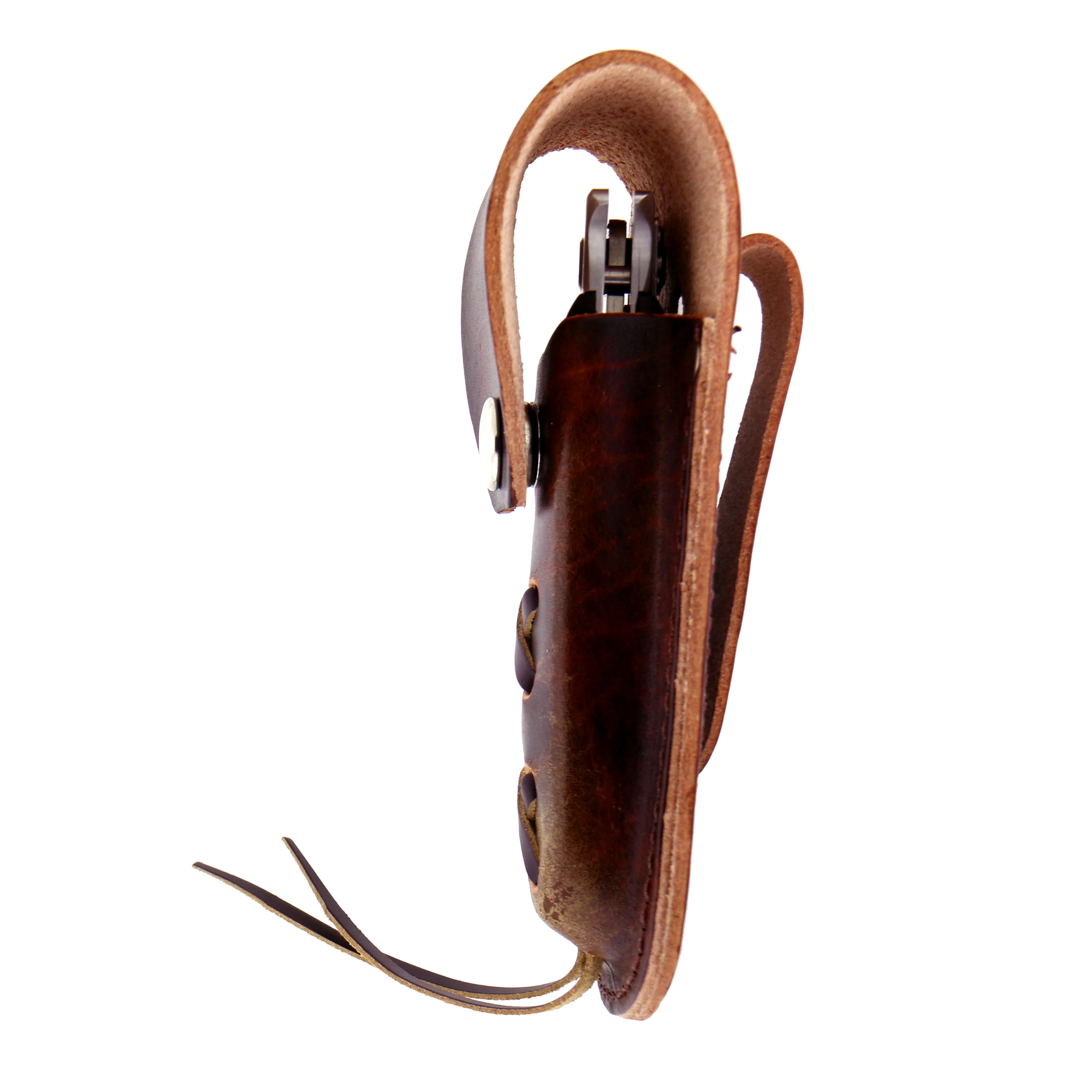 Hot Leathers CSF1002 Brown Leather Laced Knife Case - Image 3