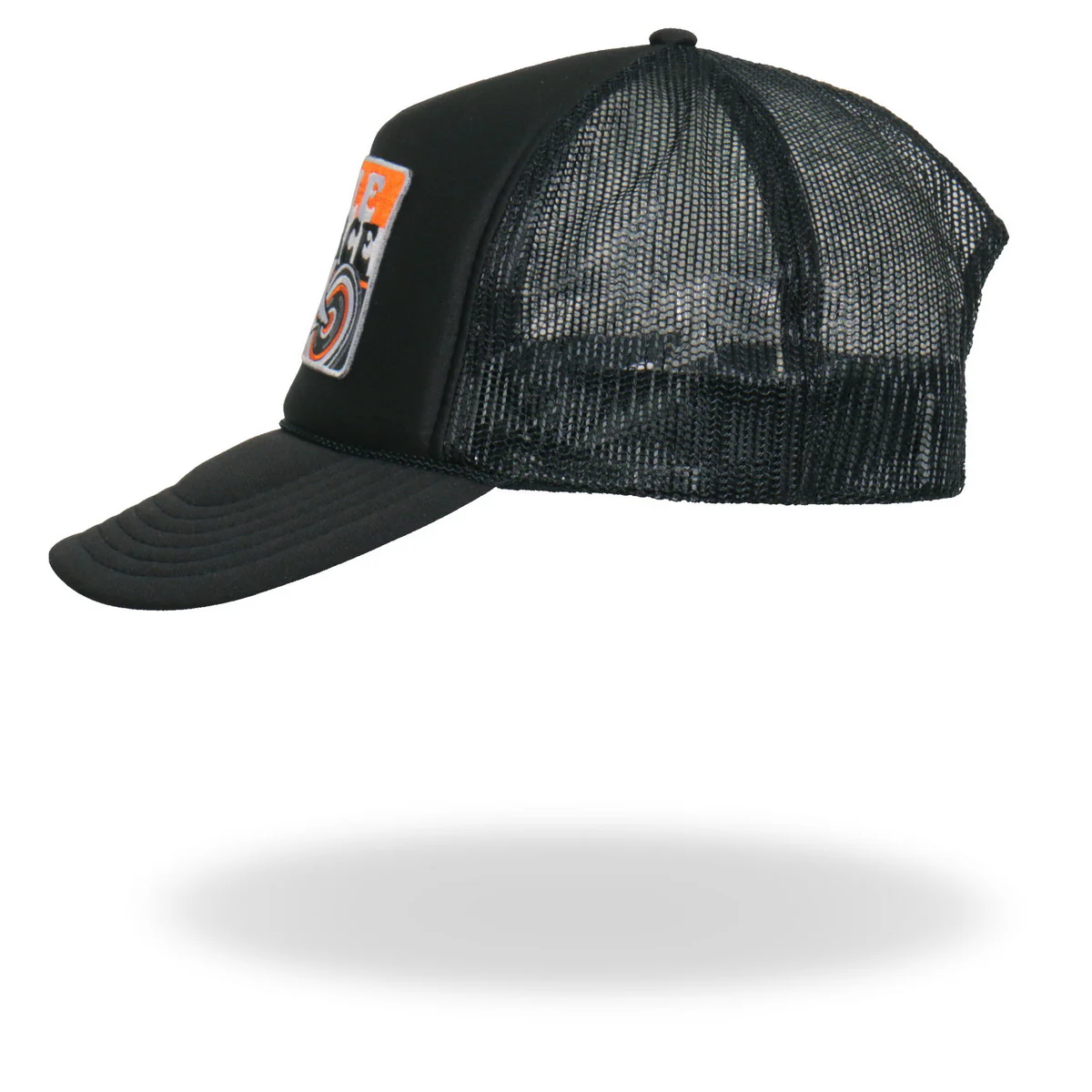 Hot Leathers CYA1003 Official Cycle Source Stripes Retro Wing Wheel Logo Snapback Trucker Hat - Image 3
