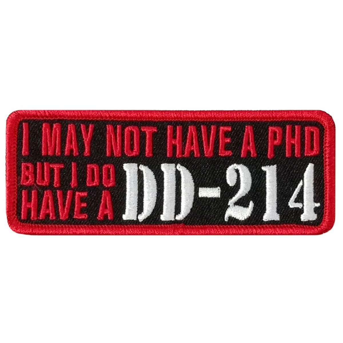 Hot Leathers Dd214 4 X 1.5" Embroidered Patch PPW1271