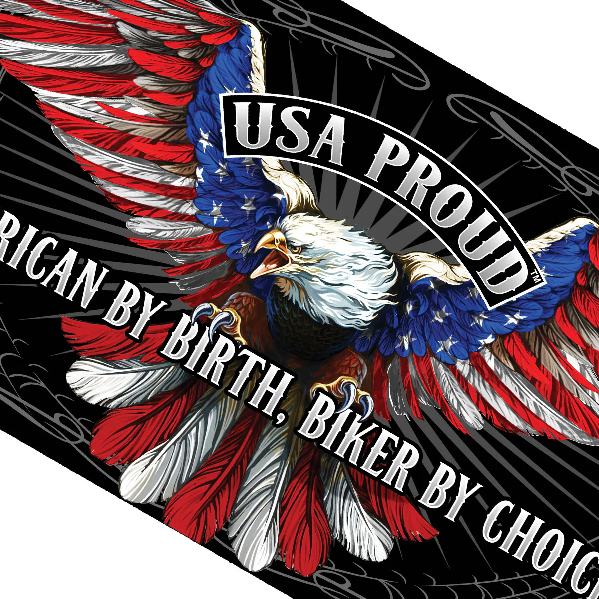Hot Leathers FGA1069 American Eagle Flag 3 Foot x 5 Foot - Image 2