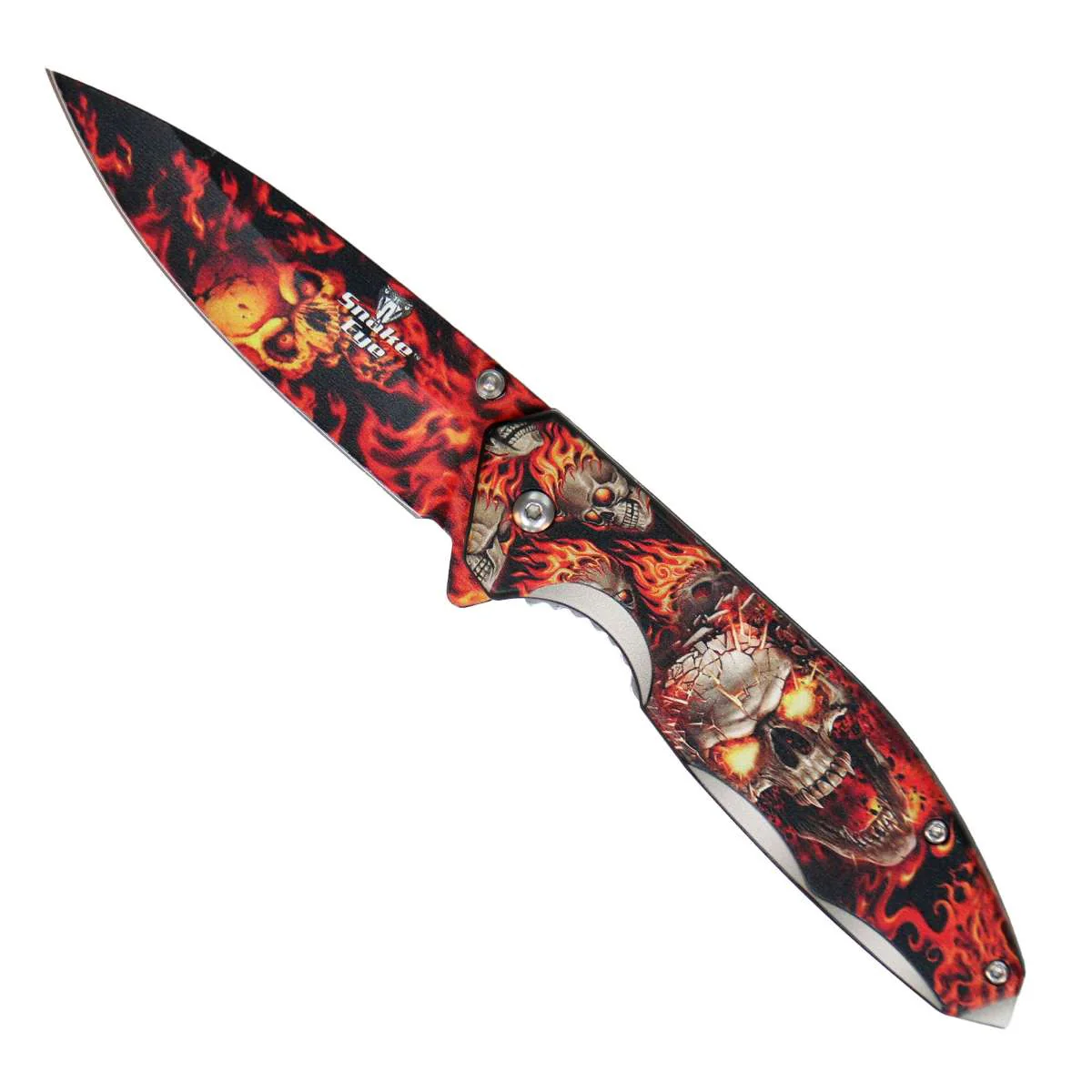 Hot Leathers Fire Skulls Knife KNA1178 - Image 2
