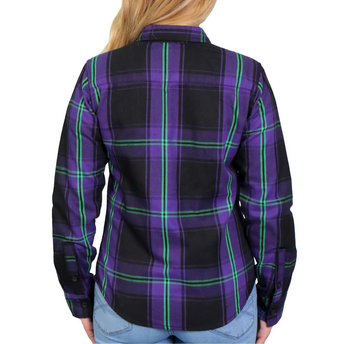 Hot Leathers FLL3006 Ladies 'Voodoo' Flannel Long Sleeve Shirt - Image 2