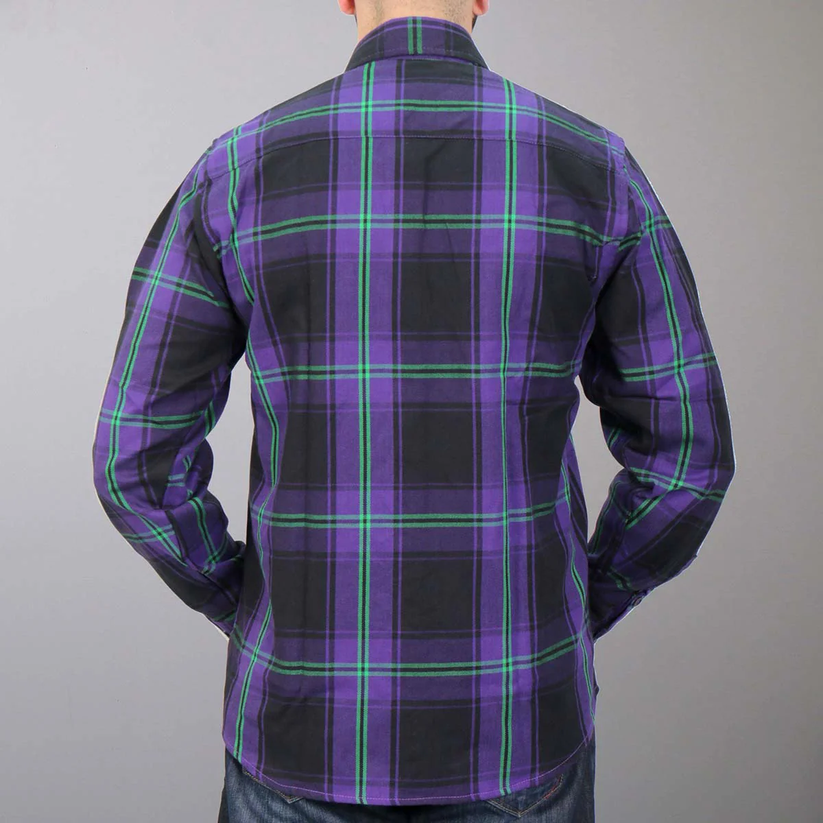 Hot Leathers FLM2011 Men's Voodoo Flannel Long Sleeve Shirt - Image 2