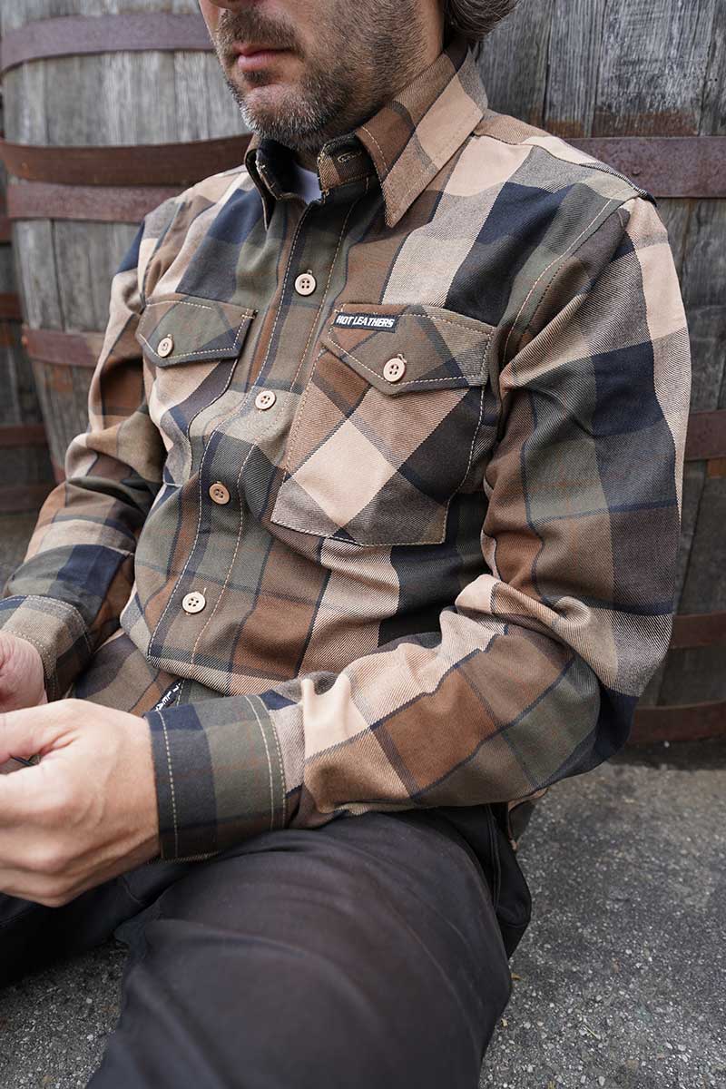 Hot Leathers FLM2013 Men's Sidewinder Flannel Long Sleeve Shirt - Image 6
